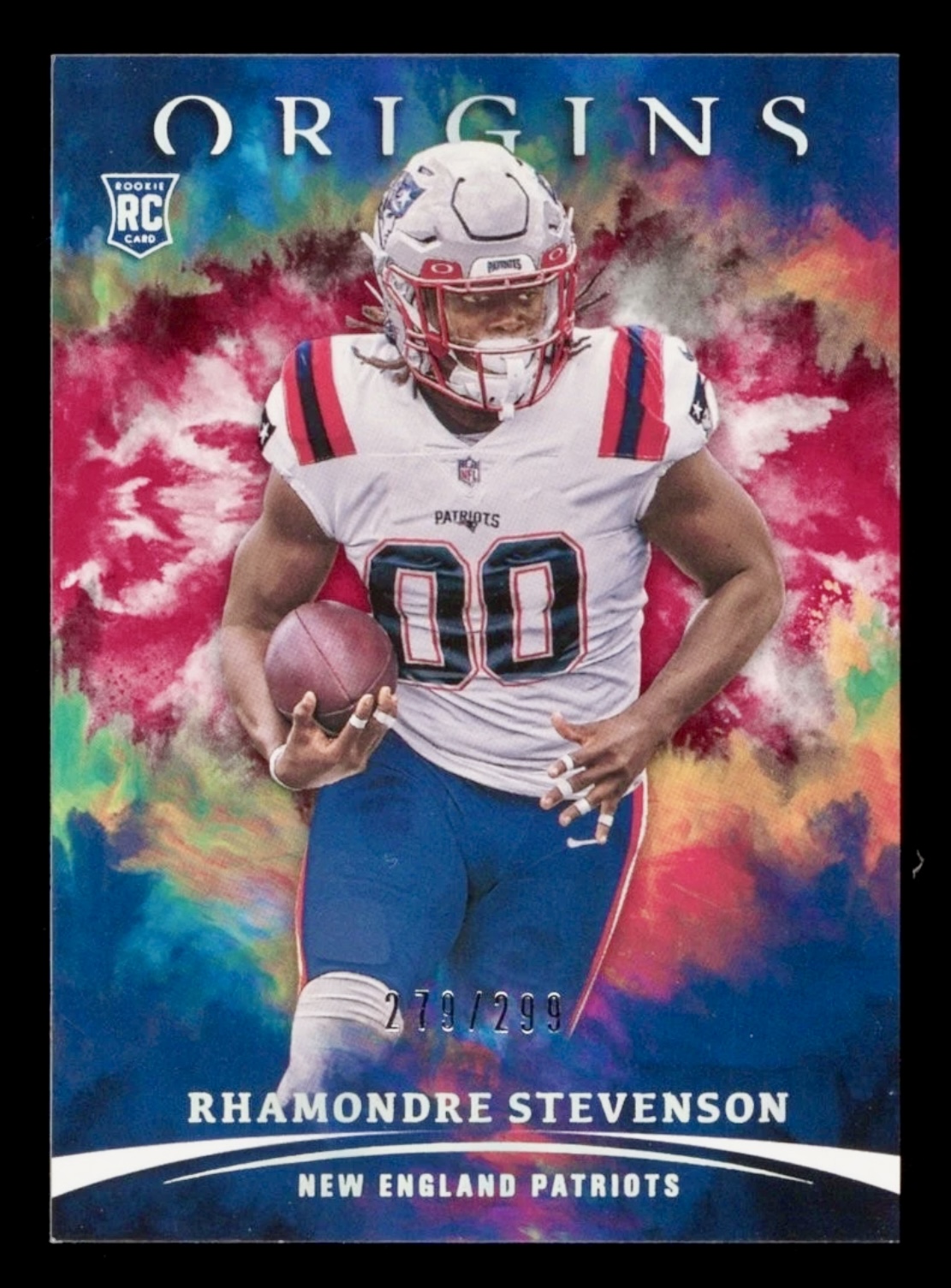 2021 Origins Rhamondre Stevenson #136 Rookie RC /299🔥🔥