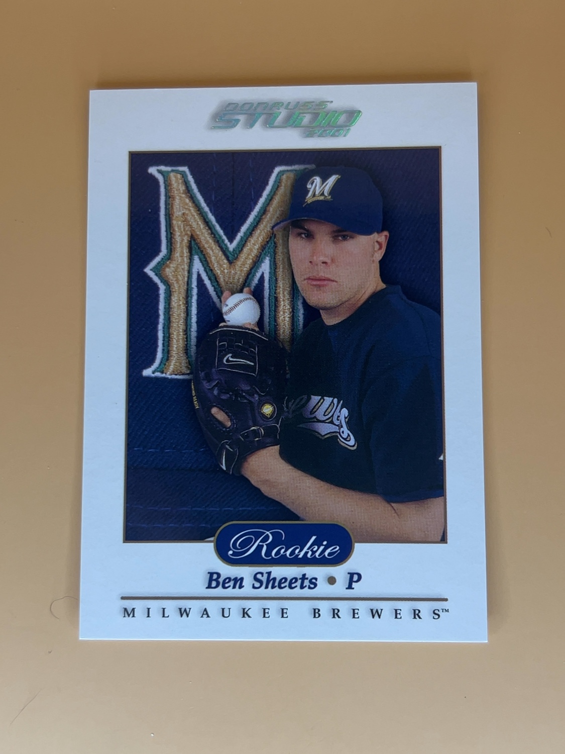 2001 Donruss Studio Ben Sheets #197 Rookie RC /700 Brewers