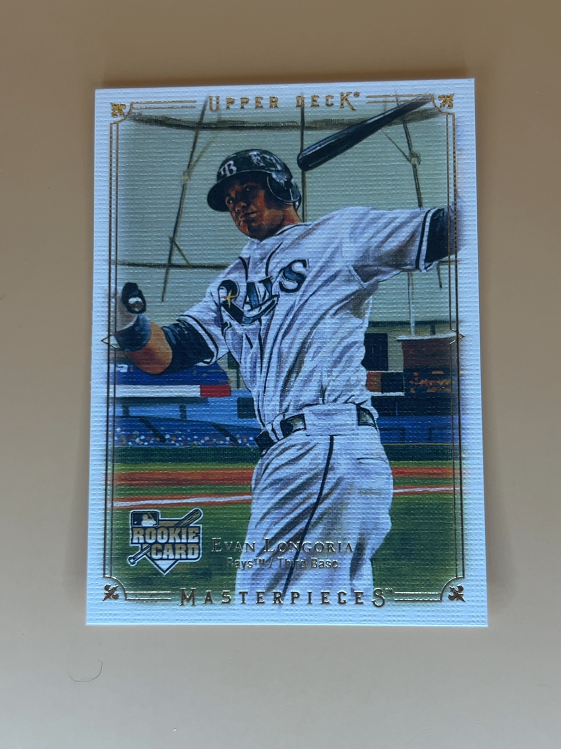 2008 Upper Deck Masterpieces Evan Longoria #7 Rookie RC