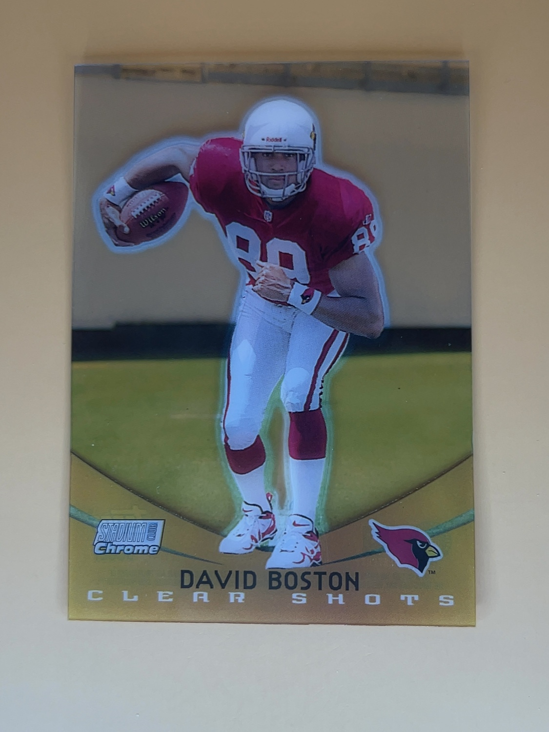 1999 Stadium Chrome David Boston #SCcE1 Clear Shots
