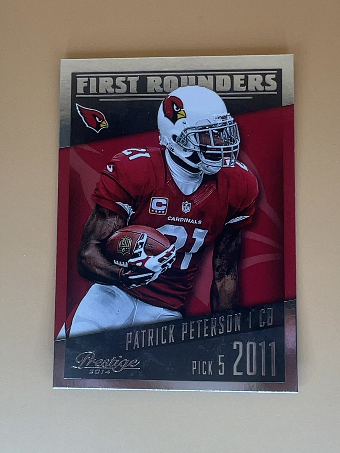 2014 Prestige Patrick Peterson #4 1st Rounders Cardinals