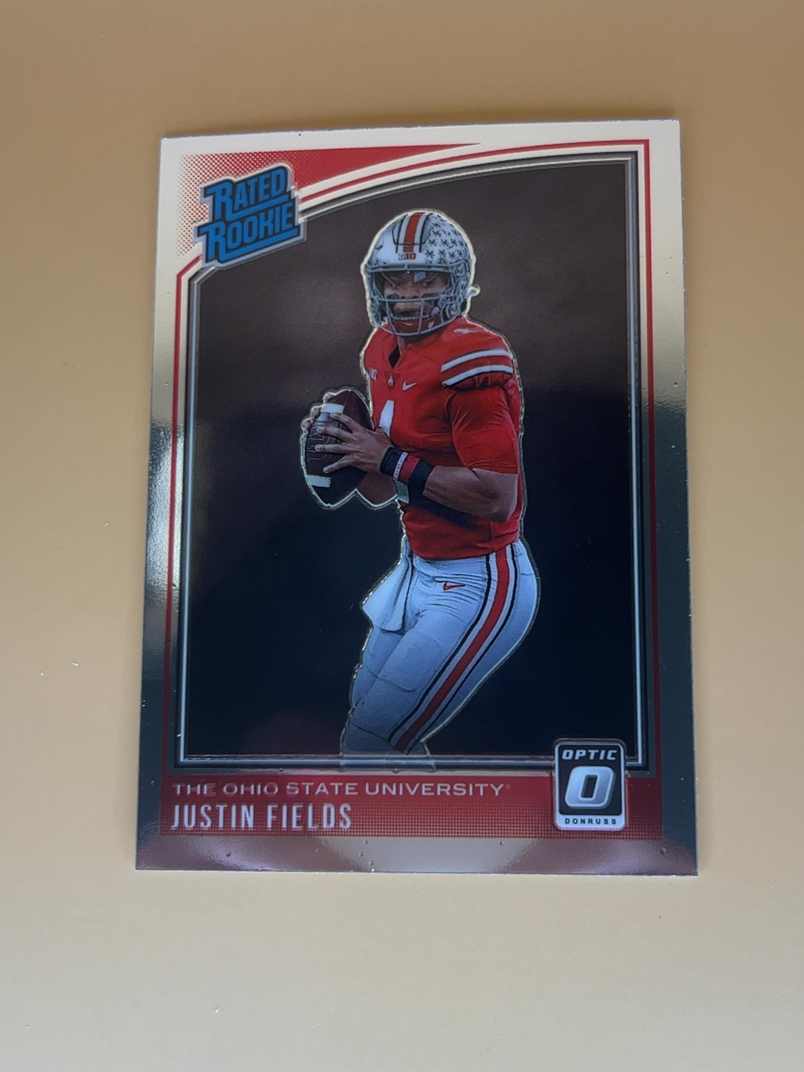 2021 Chronicles Donruss Optic Draft Picks Justin Fields #22 Rated Rookie RC