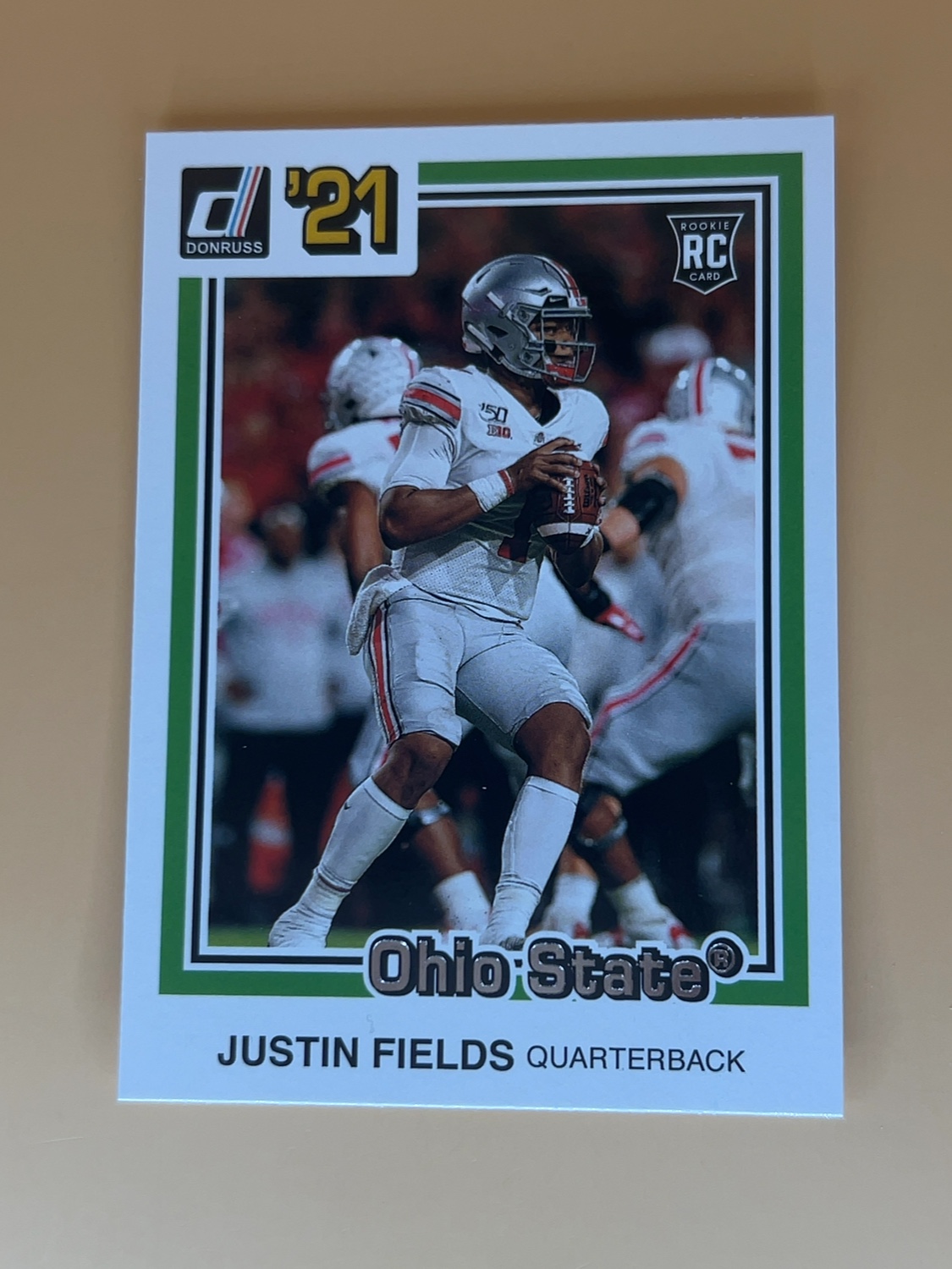 2021 Chronicles Draft Picks Justin Fields #33 Donruss Retro Rookie RC