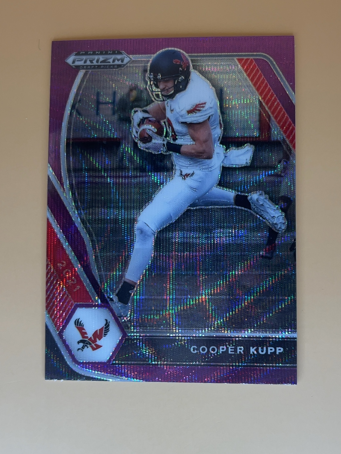 2021 Prizm Drat Picks Cooper Kupp #47 Purple Wave Prizm