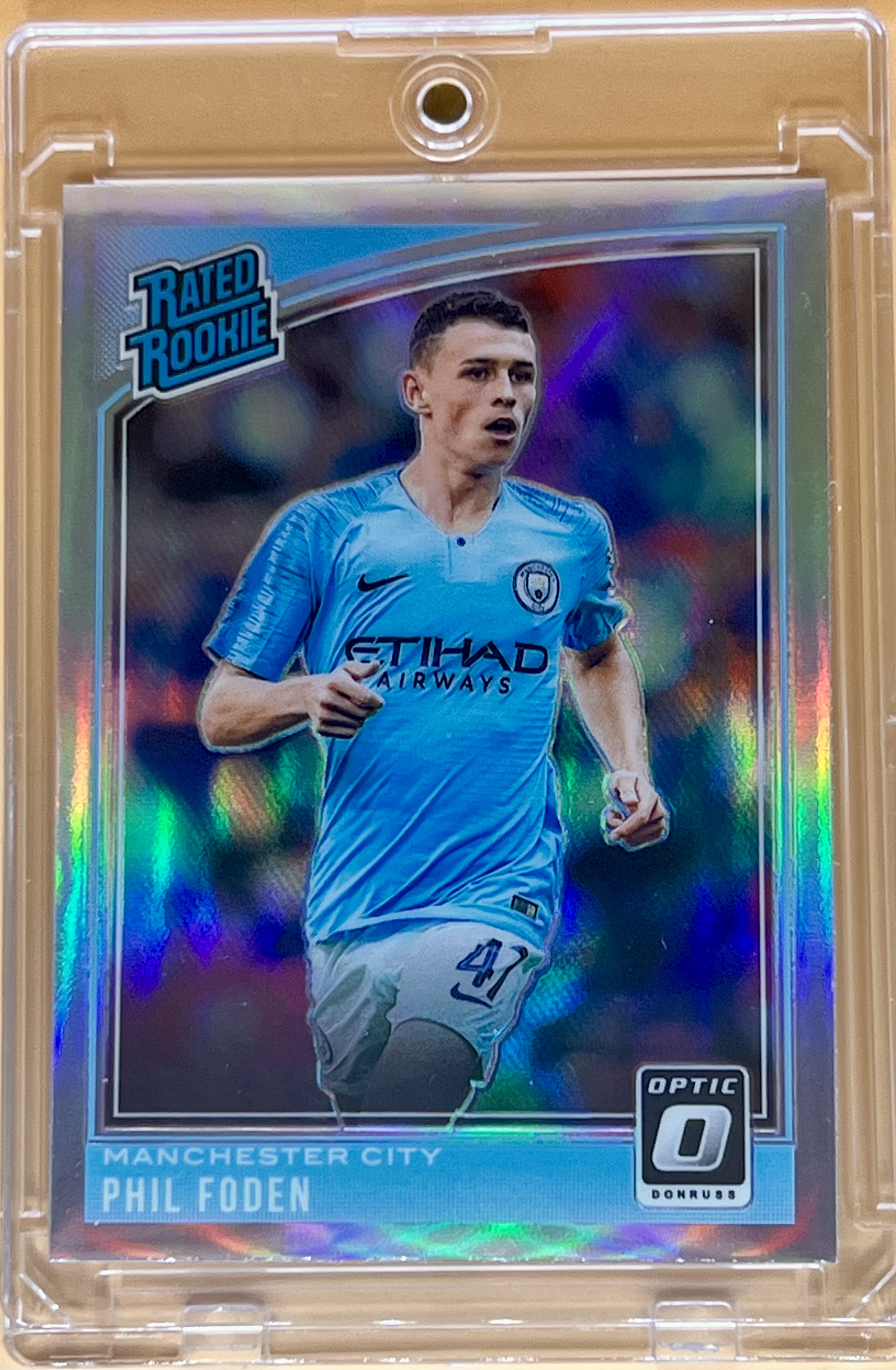 2018-19 Panini Donruss Optic Phil Foden #179 Silver Prizm Holo Rated Rookie RC π₯π₯