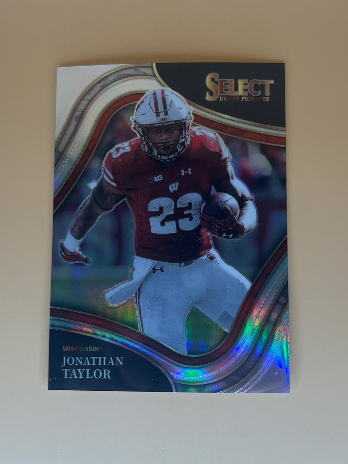 2022 Select Draft Picks Jonathan Taylor #183 Field Level Silver Prizm