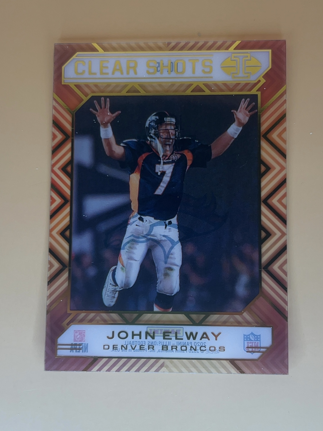 2020 Panini Illusions  John Elway #15 Clear Shots 