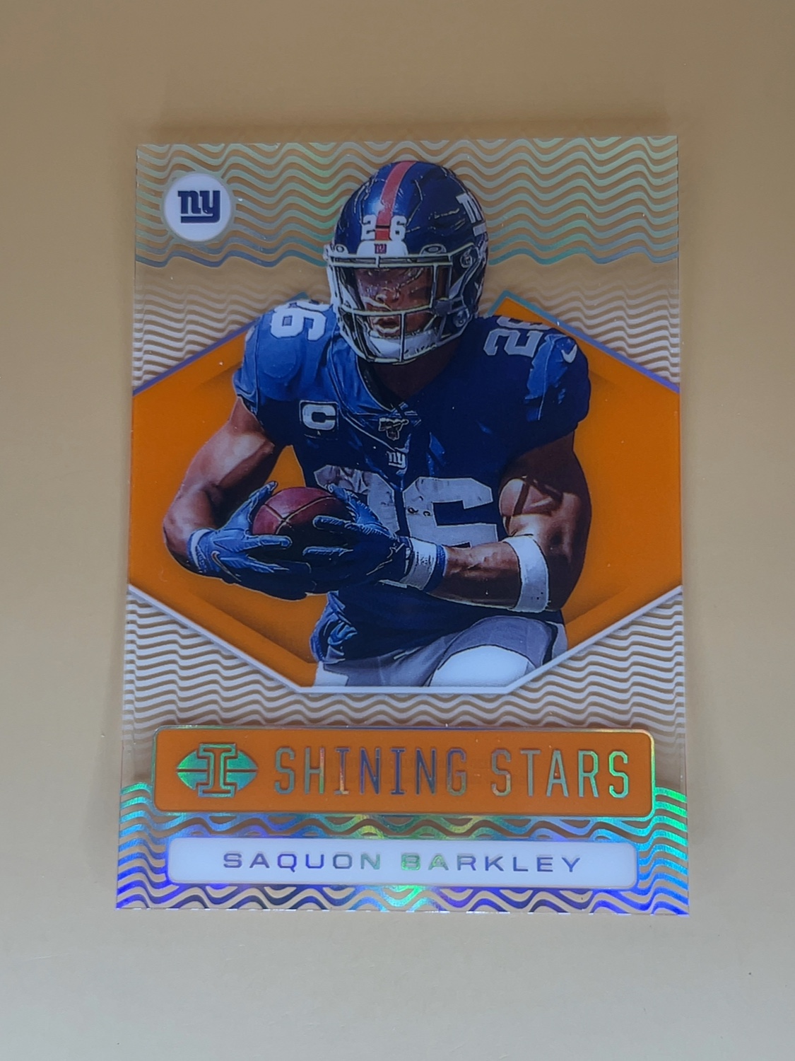 2020 Panini Illusions Saquon Barkley #SS5 Shining Stars Orange