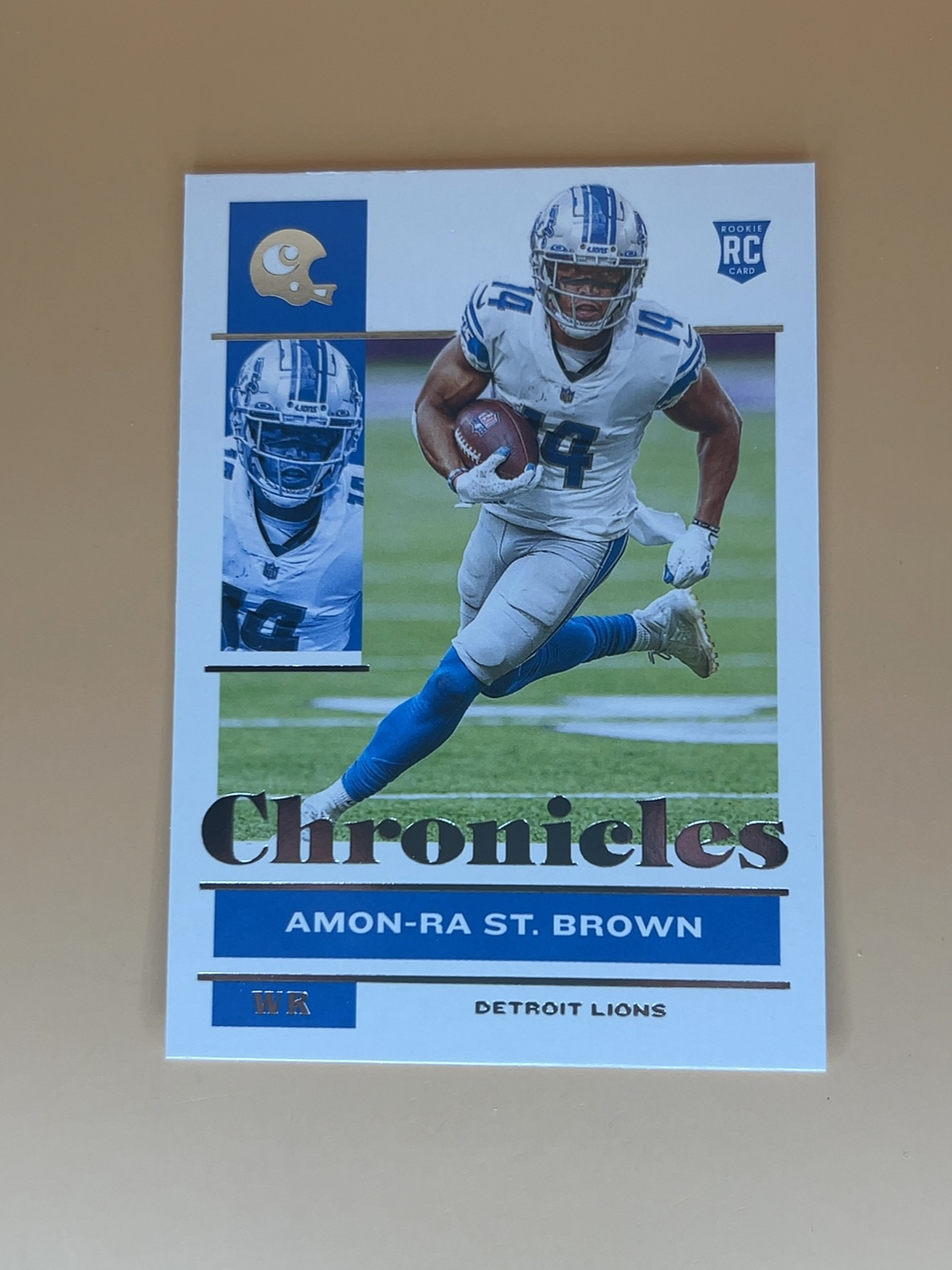 2021 Panini Chronicles Amon-Ra ST. Brown #33 Chronicles RC