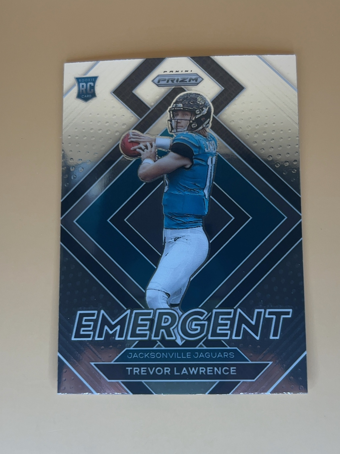 2021 Panini Prizm Trevor Lawrence #E1 Emergent Rookie RC
