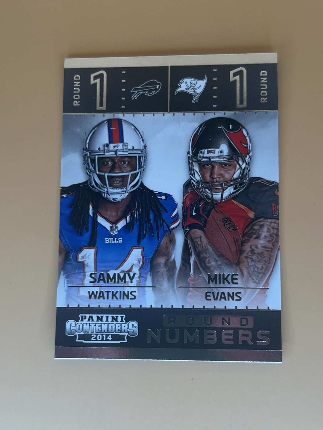 2014 Panini Contenders  Sammy Watkins/Mike Evans #15 Round Numbers Rookie RC