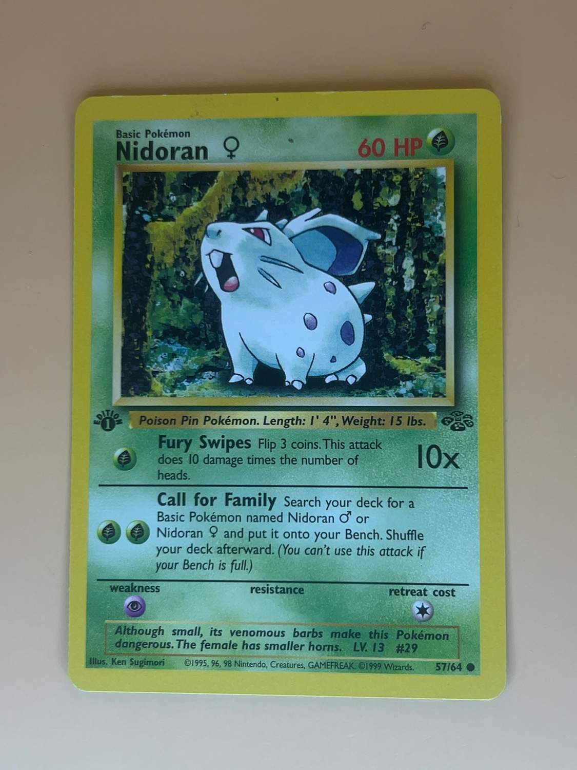 Jungle Nodoran #57/64 1st Edition