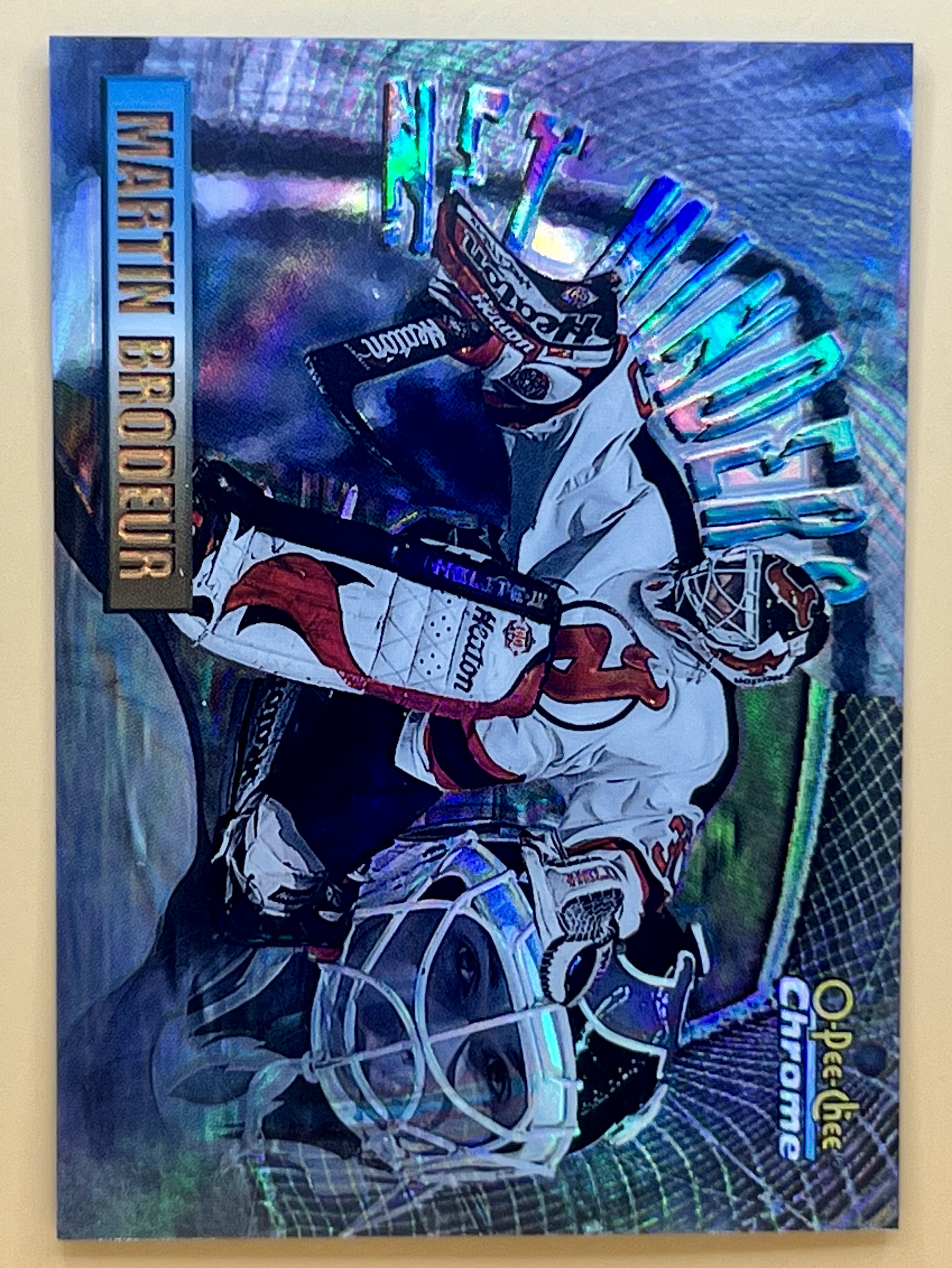 1998-99 O-Pee-Chee Chrome Martin Brodeur #SB2 Seasons Best Netminders Refractor SP