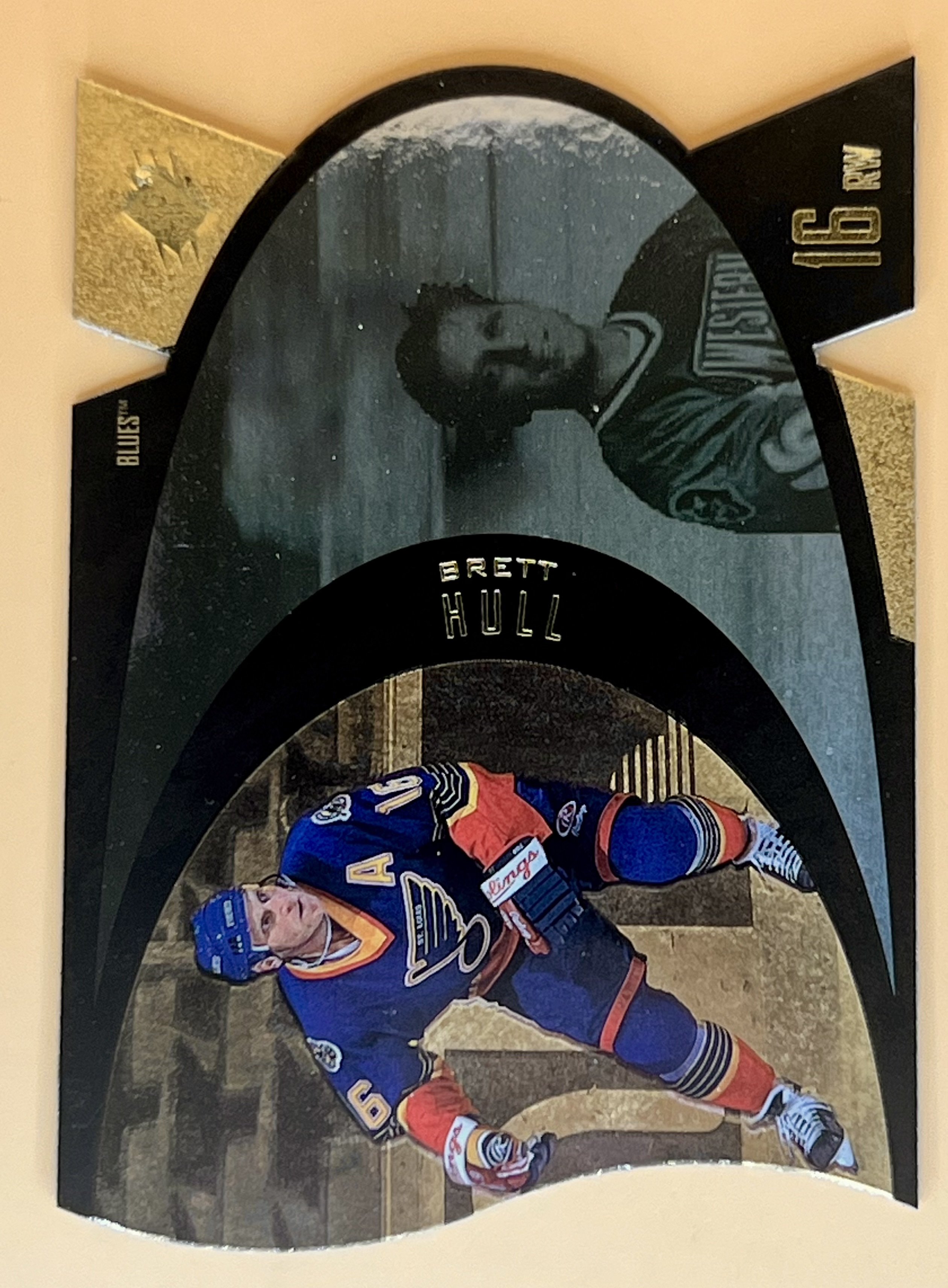 1997-98 SPX Brett Hull #43 Gold HOF Die Cut
