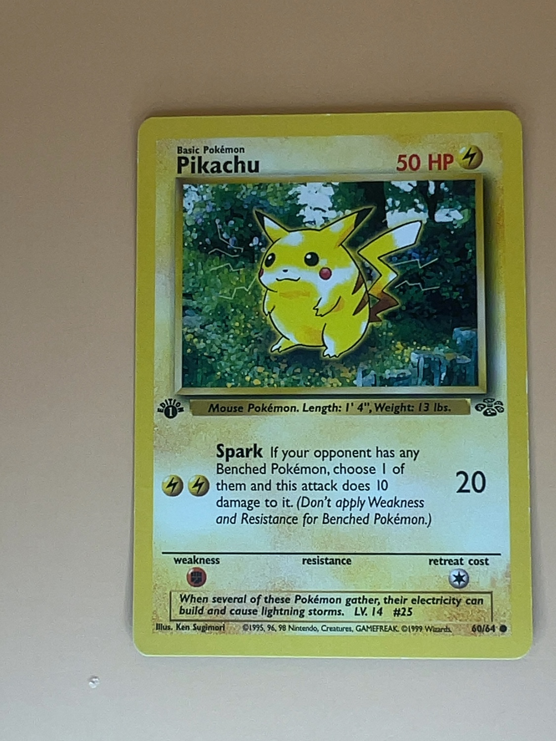 Jungle Pikachu #60/64 1st edition