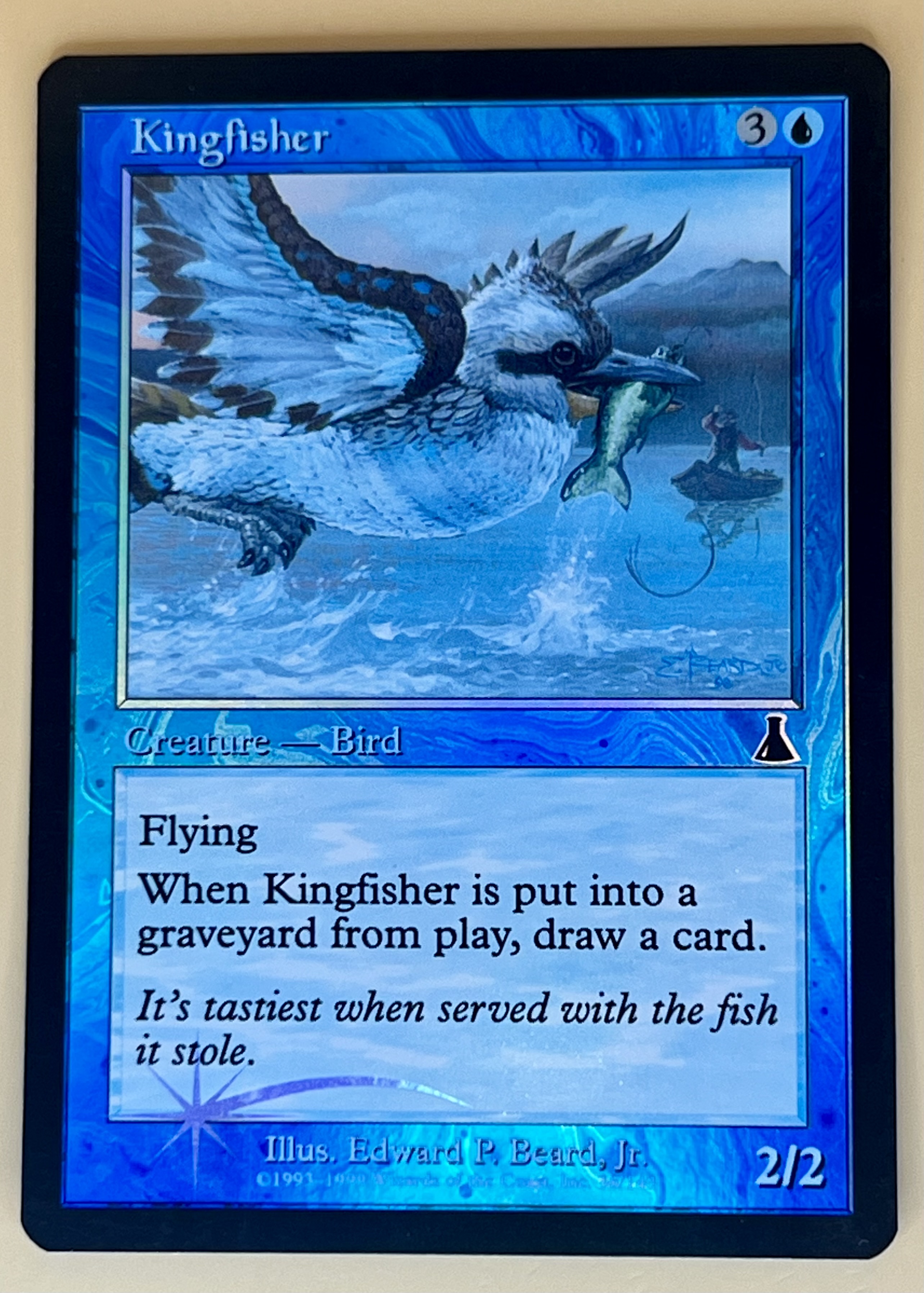 MTG Urza’s Destiny King Fisher #36 Blue Common Foil