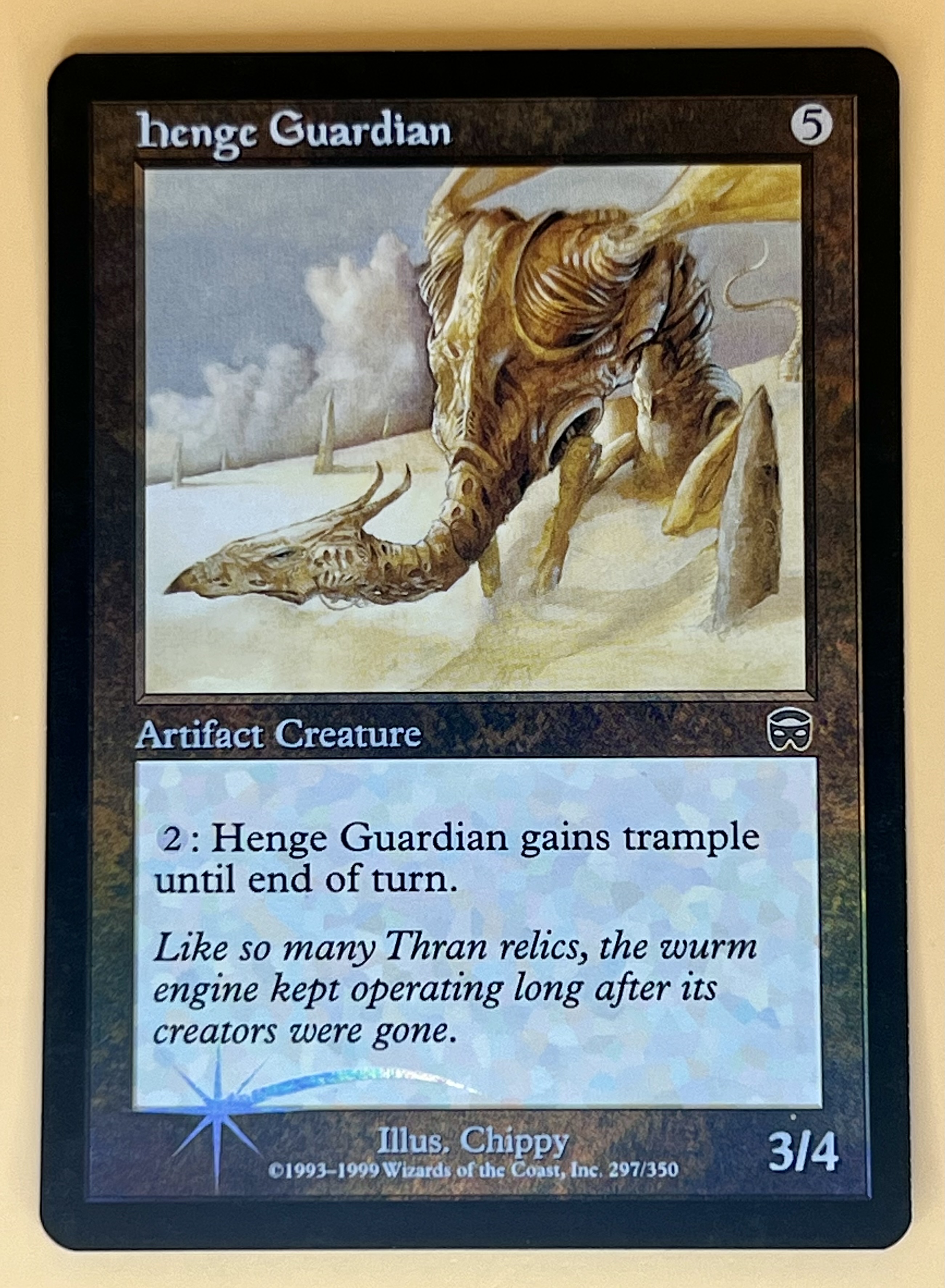 Mercadian Masques Henge Guardian #297/350 Foil Artifact Creature