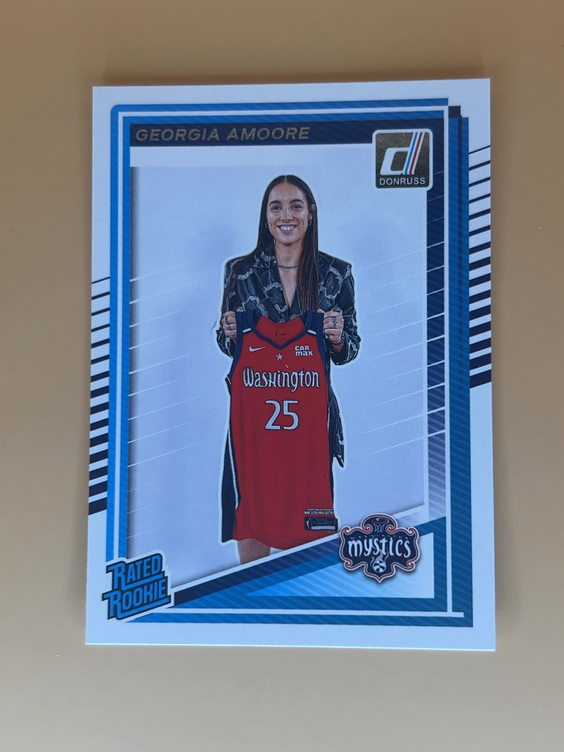 2025 Donruss WNBA Georgia Amoore #96 Rated Rookie RC