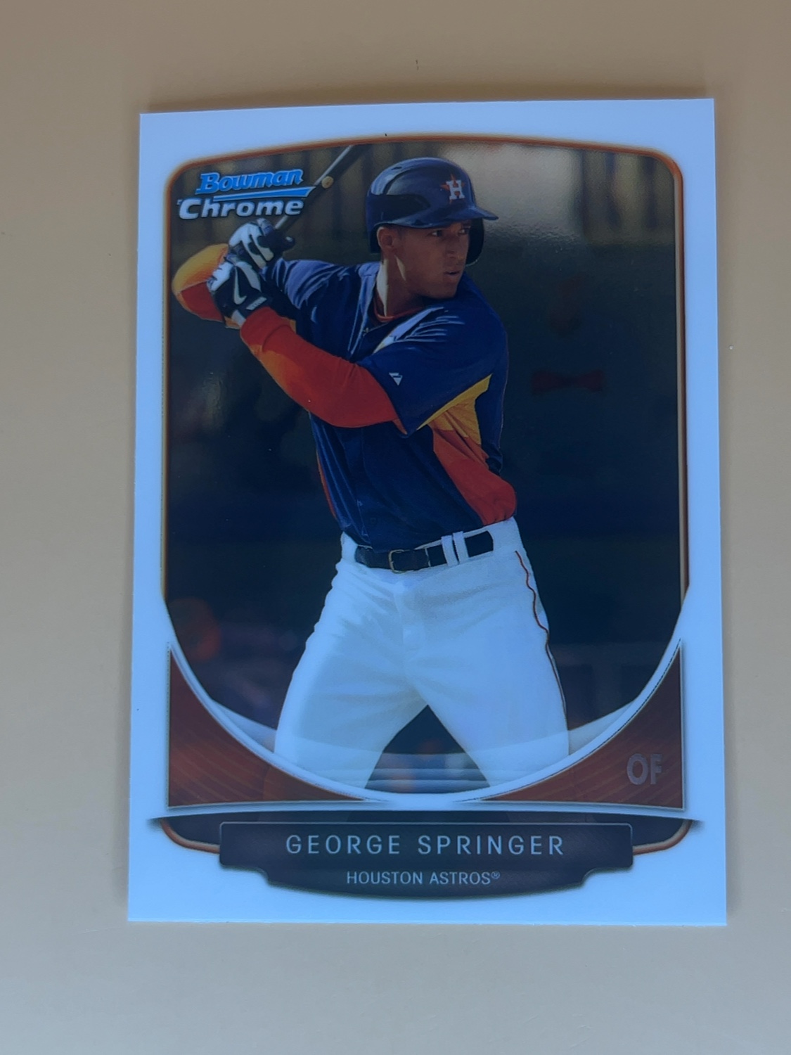 2013 Bowman Draft Picks & Prospects  George Springer #TP-20 Top Prospects Chrome 