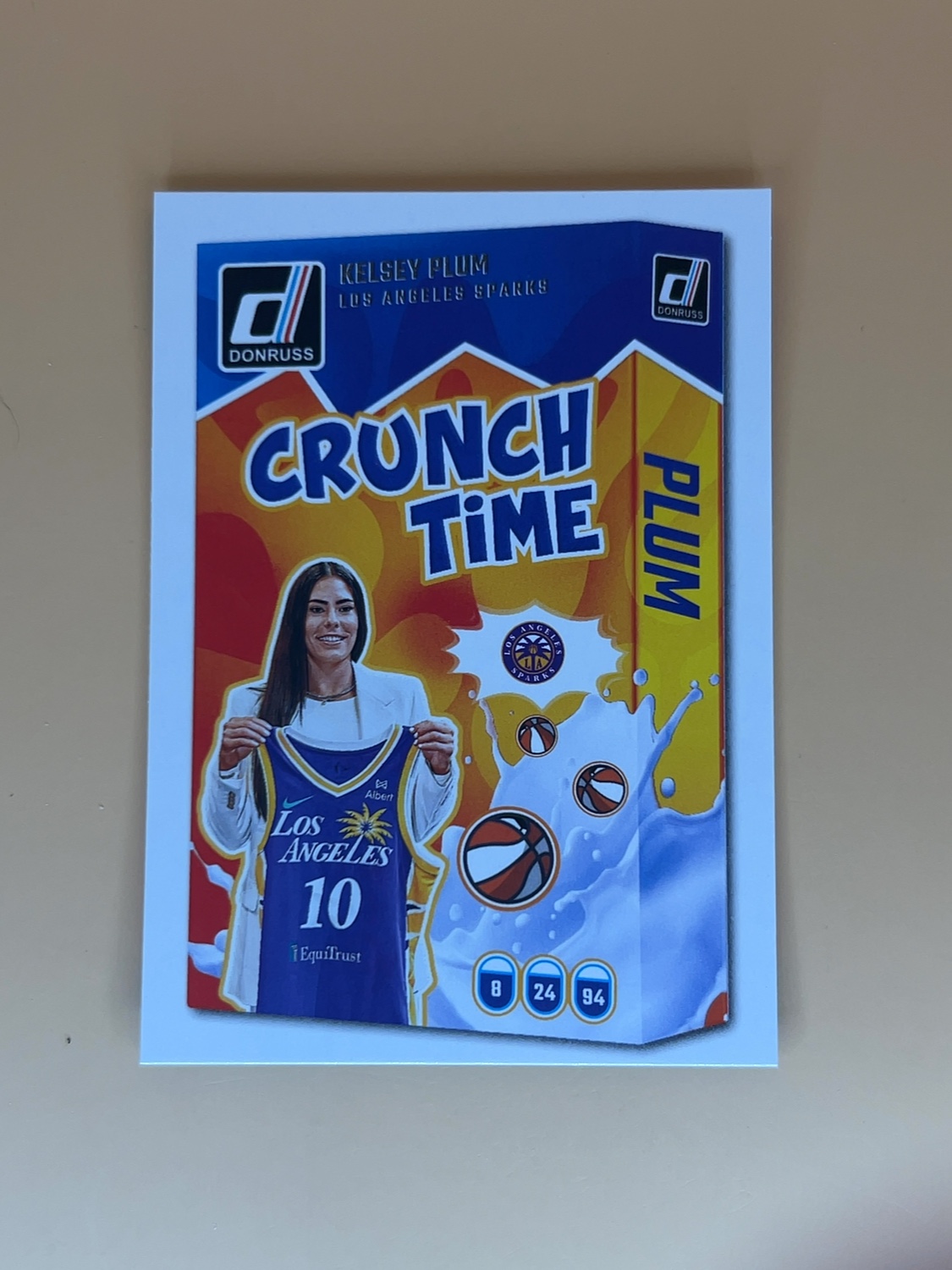 2025 Donruss WNBA Kelsey Plum #8 Crunch Time