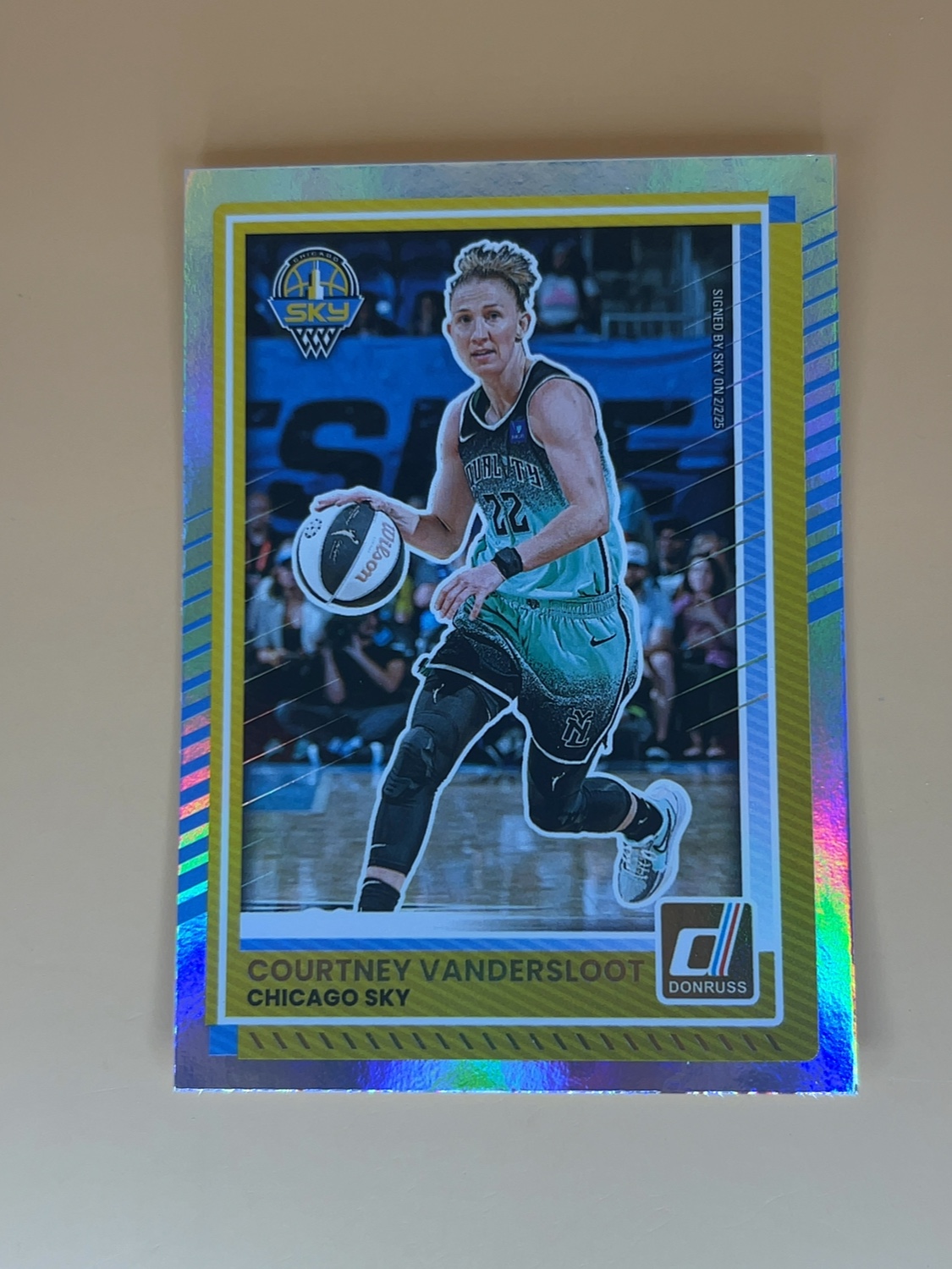 2025 Donruss WNBA Courtney Vandersloot #34 Holo