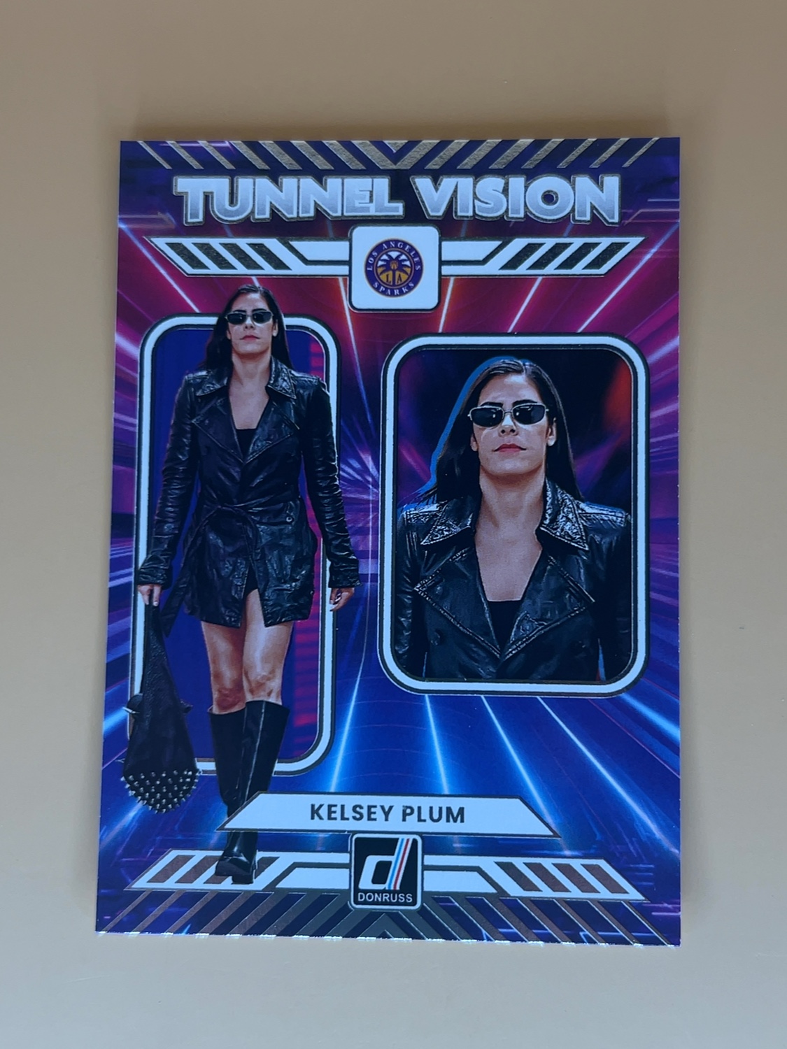 2025 Donruss WNBA Kelsey Plum #3 Tunnel Vision