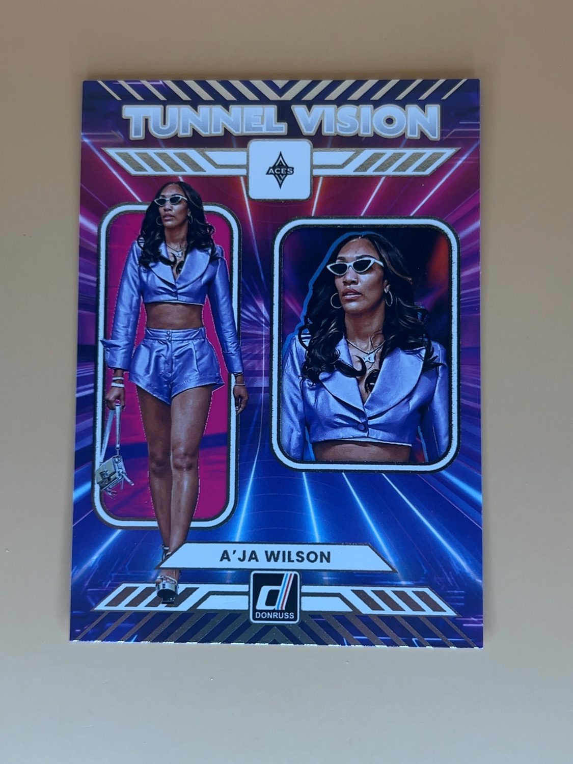 2025 Donruss WNBA A’Ja Wilson #13 Tunnel Vision