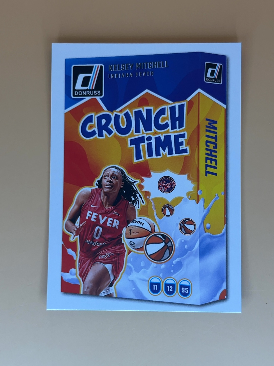 2025 Donruss WNBA Kelsey Mitchell #6 Crunch Time