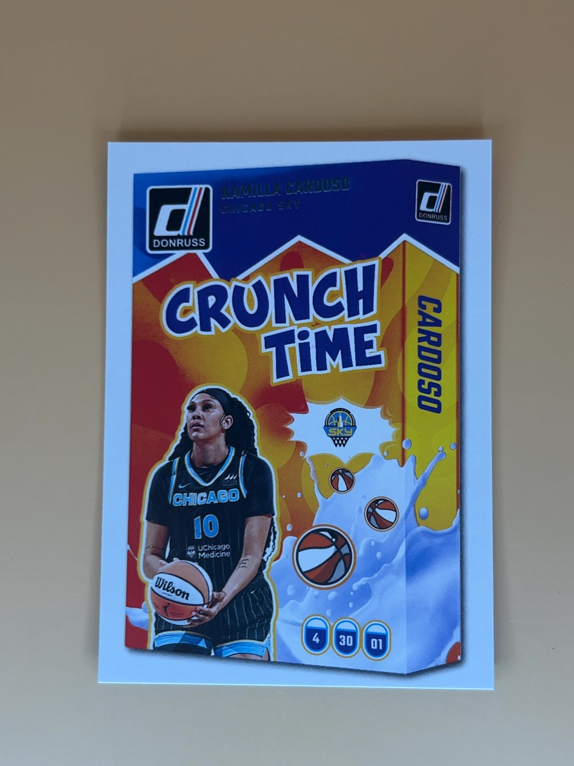 2025 Donruss WNBA Kamilla Cardoso #10 Crunch Time