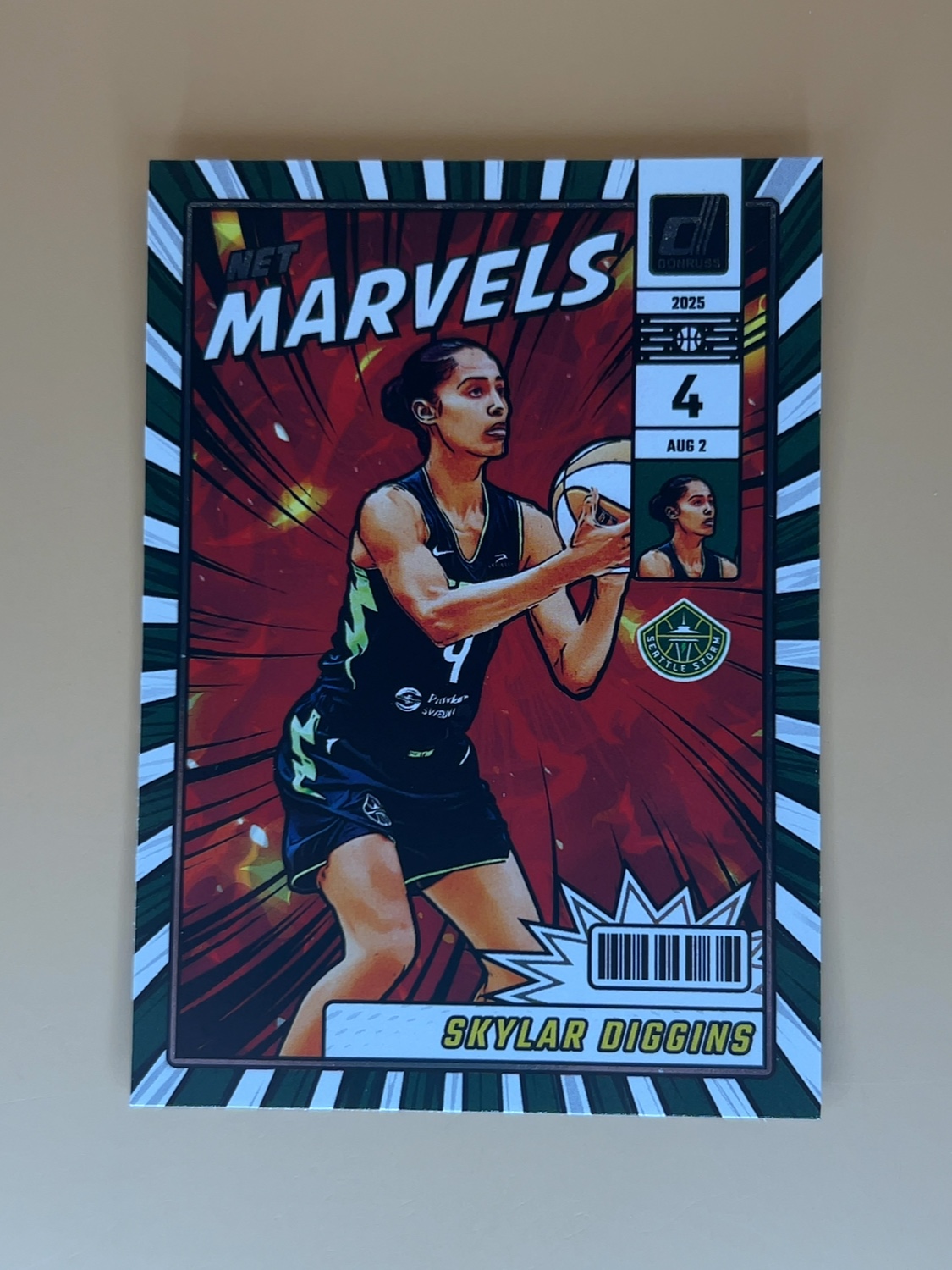 2025 Donruss WNBA Skylar Diggins #13 Net Marvels