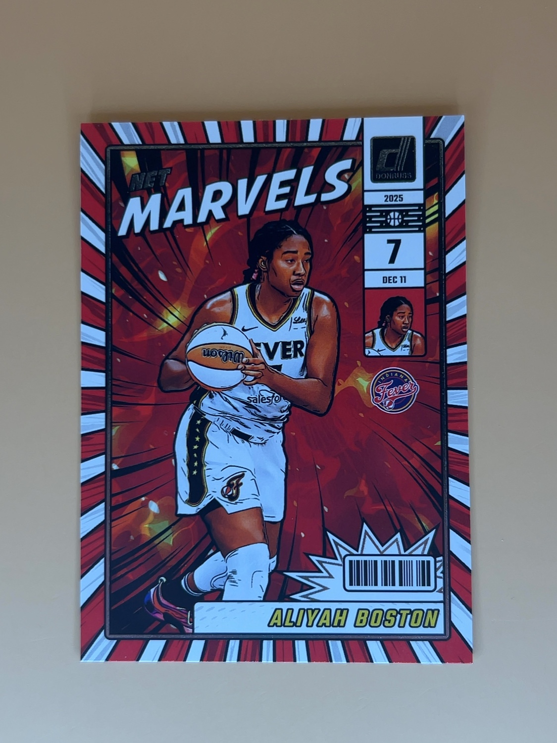 2025 Donruss WNBA Aliyah Boston #10 Net Marvels