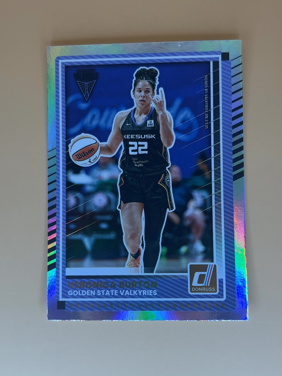2025 Donruss WNBA Veronica Burton #21 Holo
