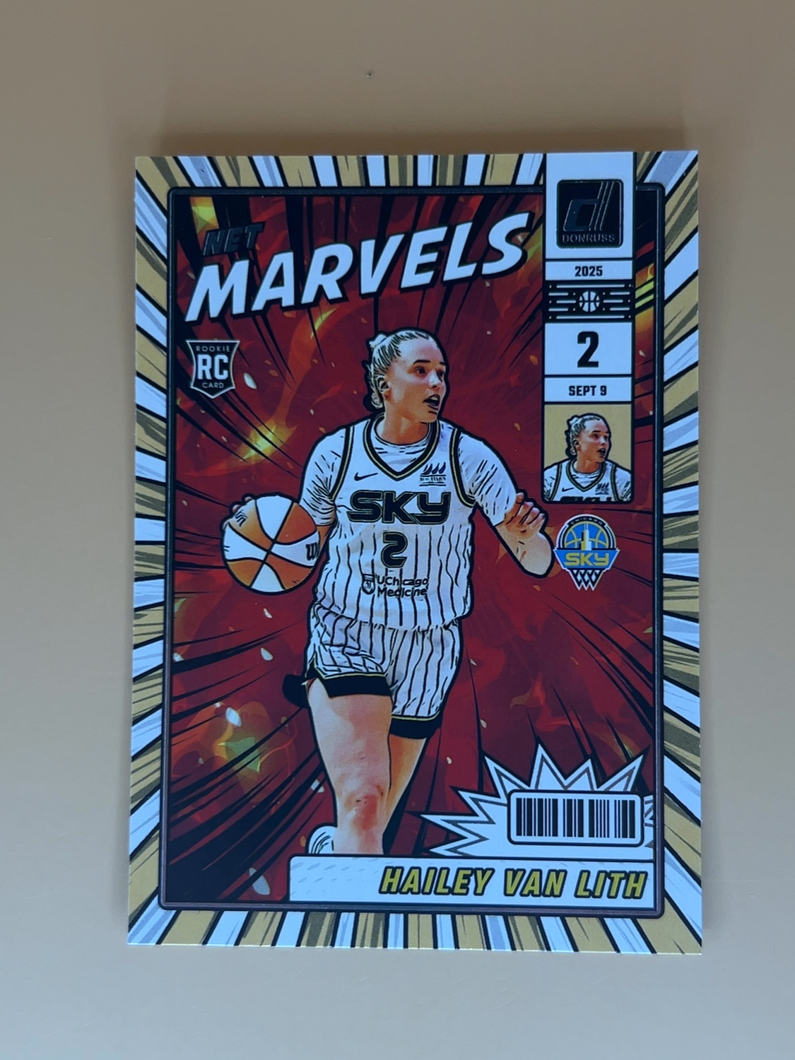 2025 Donruss WNBA Hailey Van Lith #24 Net Marvels RC