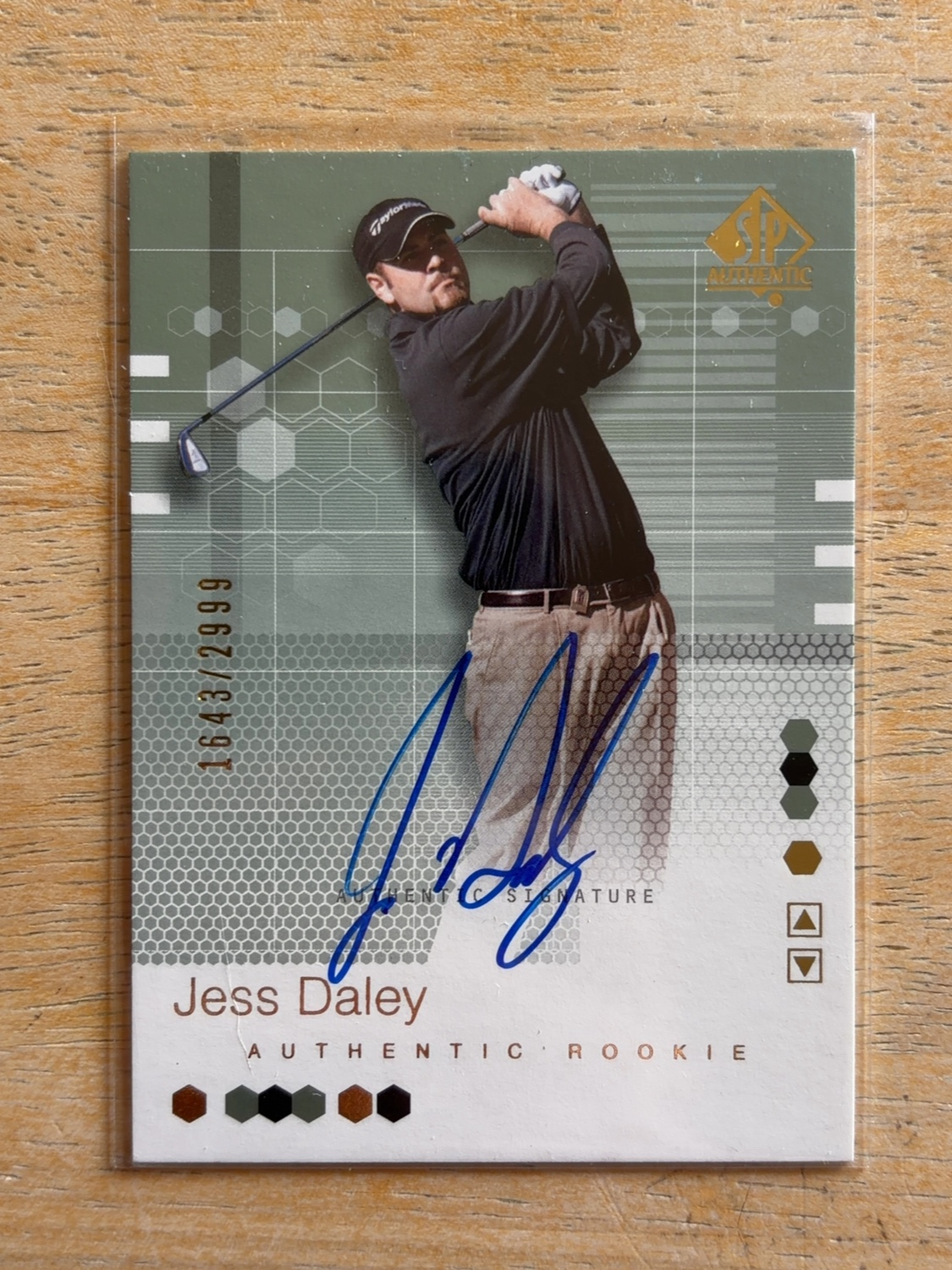 2002 Upper Deck SP Authentic Jess Daley #93 /2999