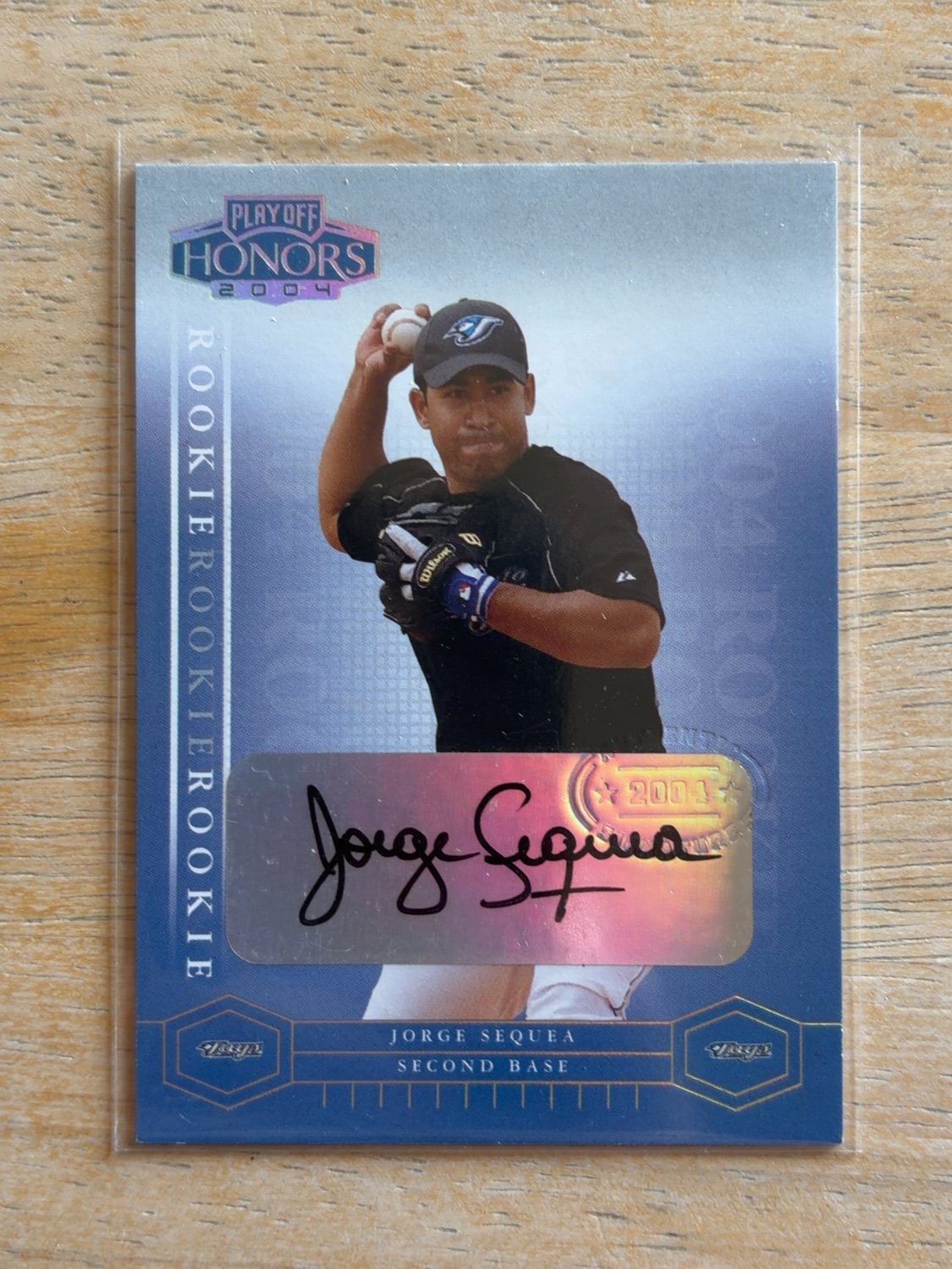 2004 Playoff Honors Jorge Sequea #208 Signature Gold /50