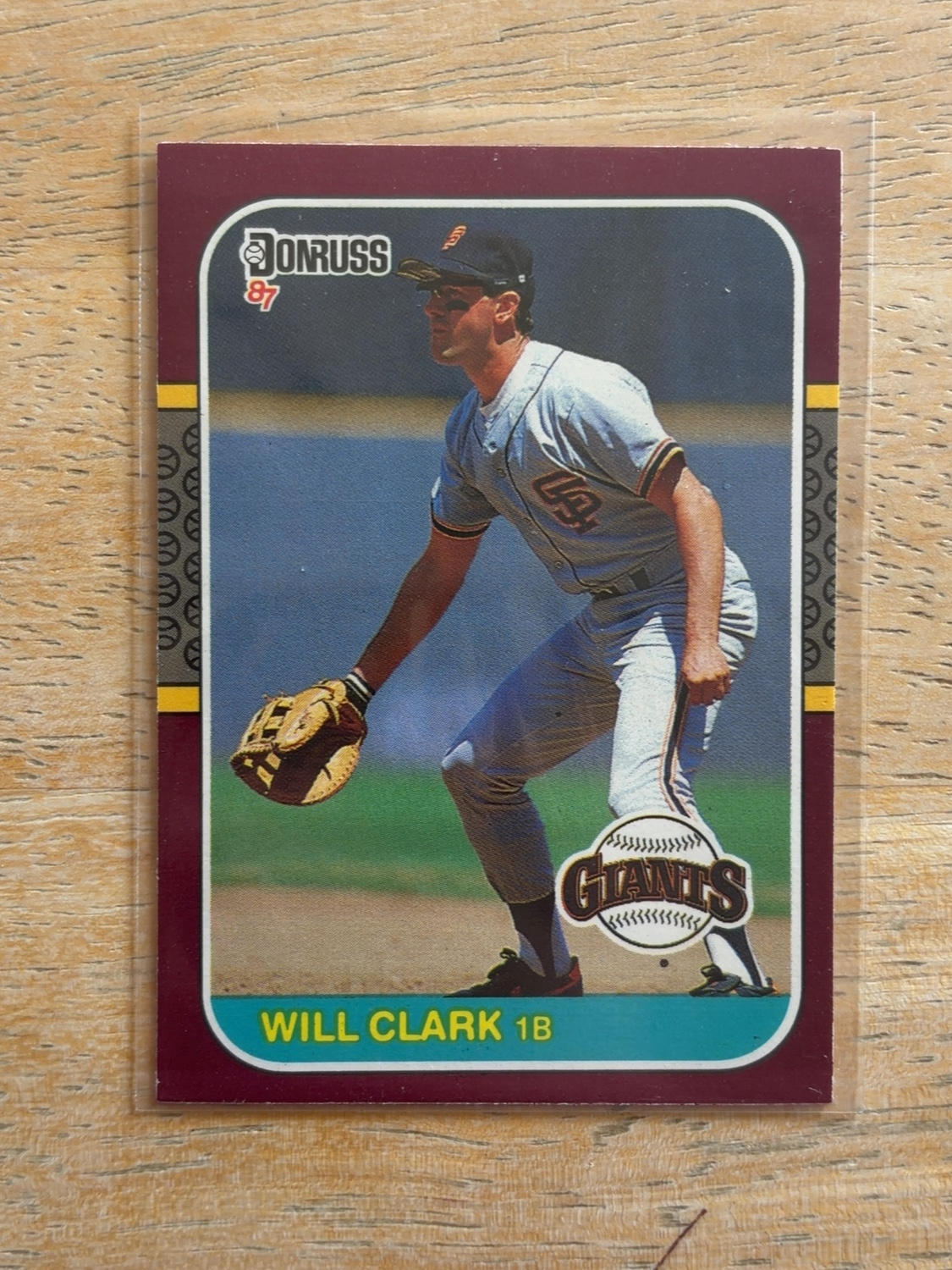 1987 Donruss Opening Day Will Clark #96