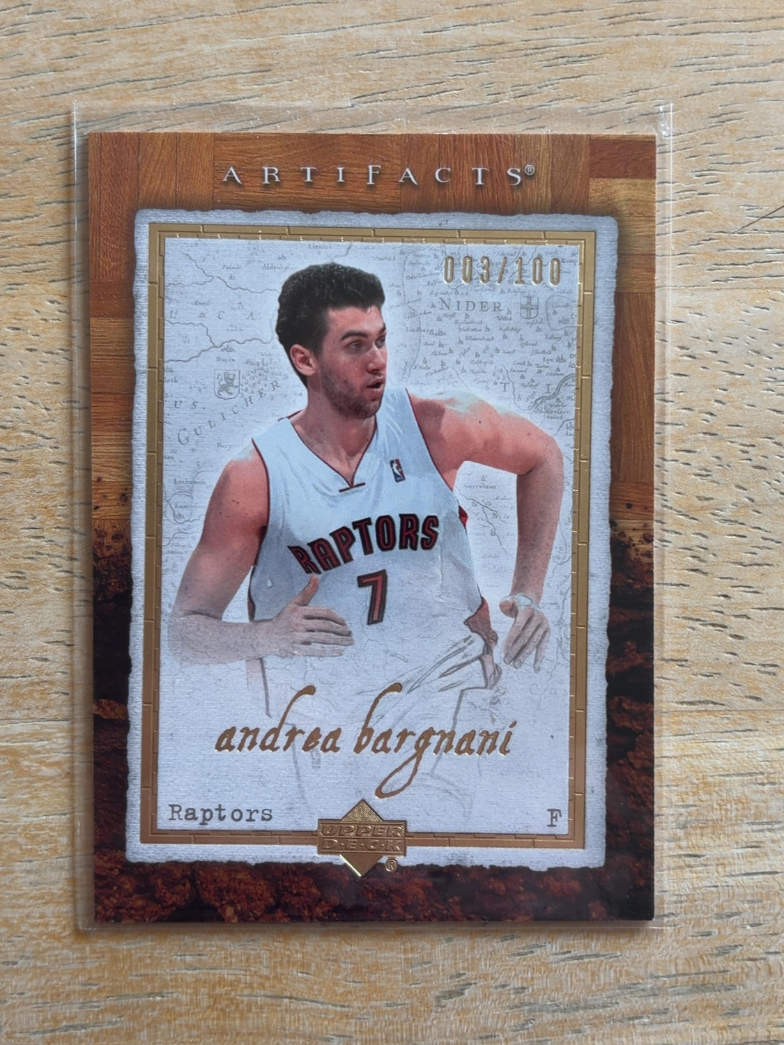 2007-08 Upper Deck Artifacts Andrea Bargnani #92 Gold /100