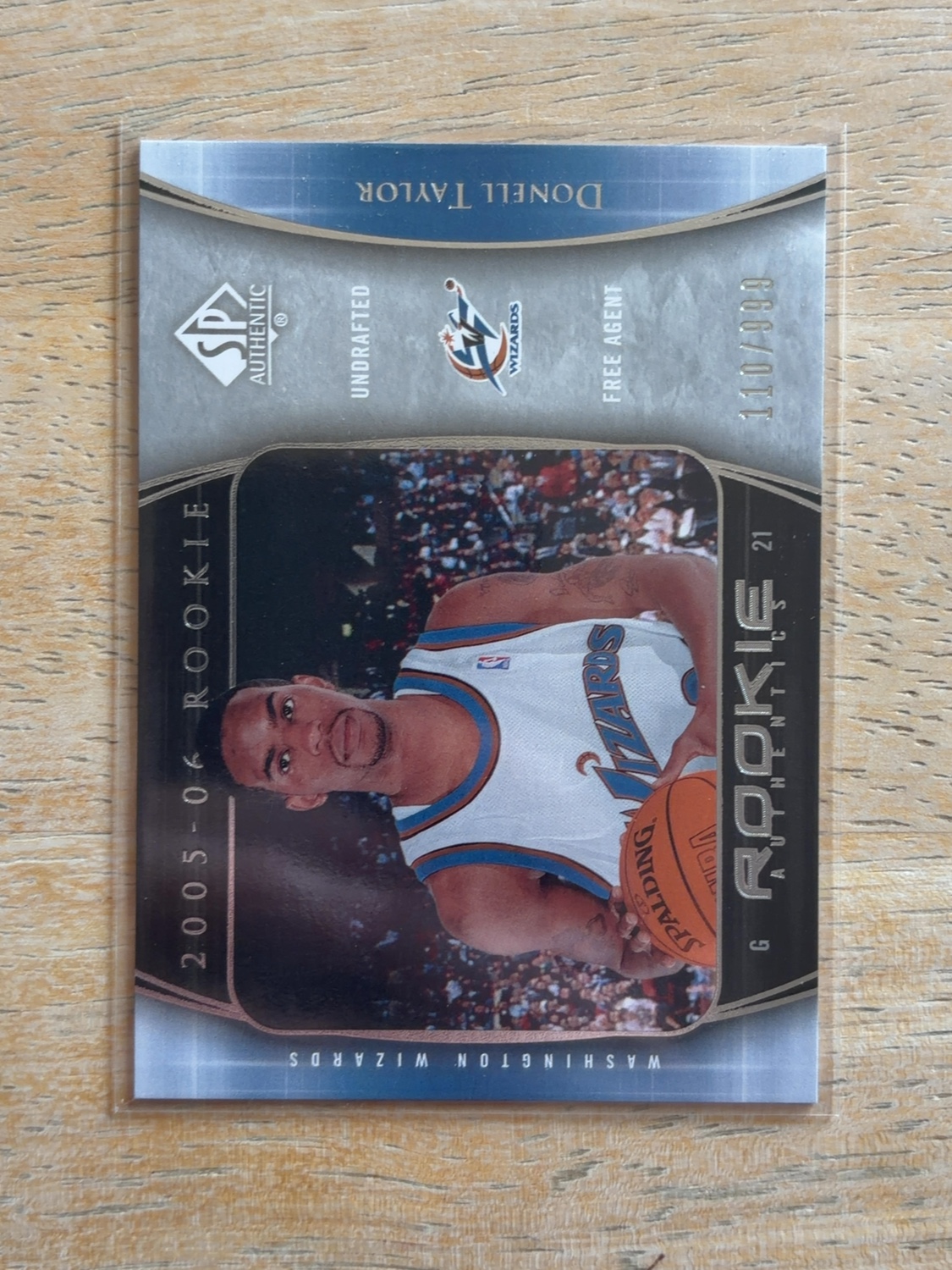 2005-06 SP Authentic Donell Taylor #157 /999