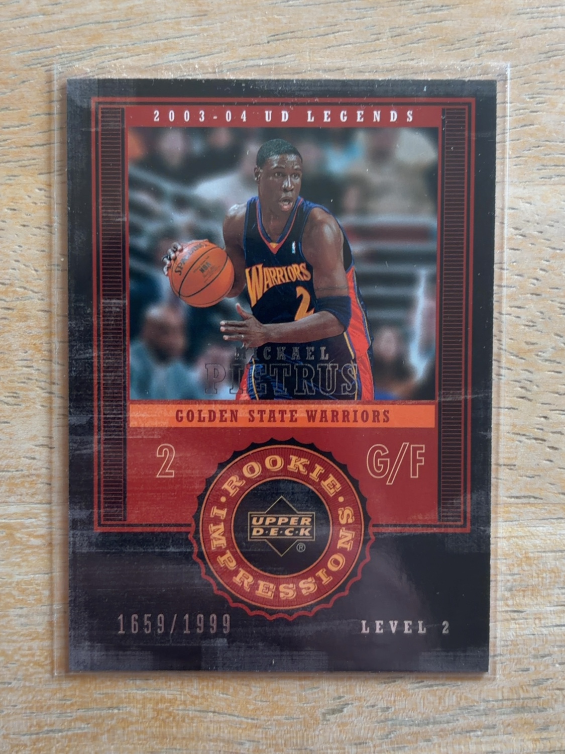 2003-04 Upper Deck Legends Mickael Pietrus #121 Rookie Impressions /1999