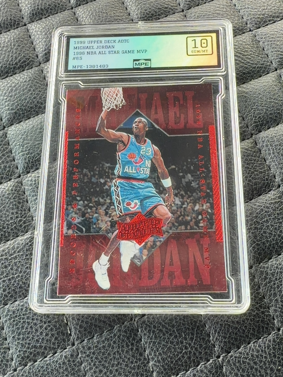 1999 Upper Deck Michael Jordan #65 Records and Performances 