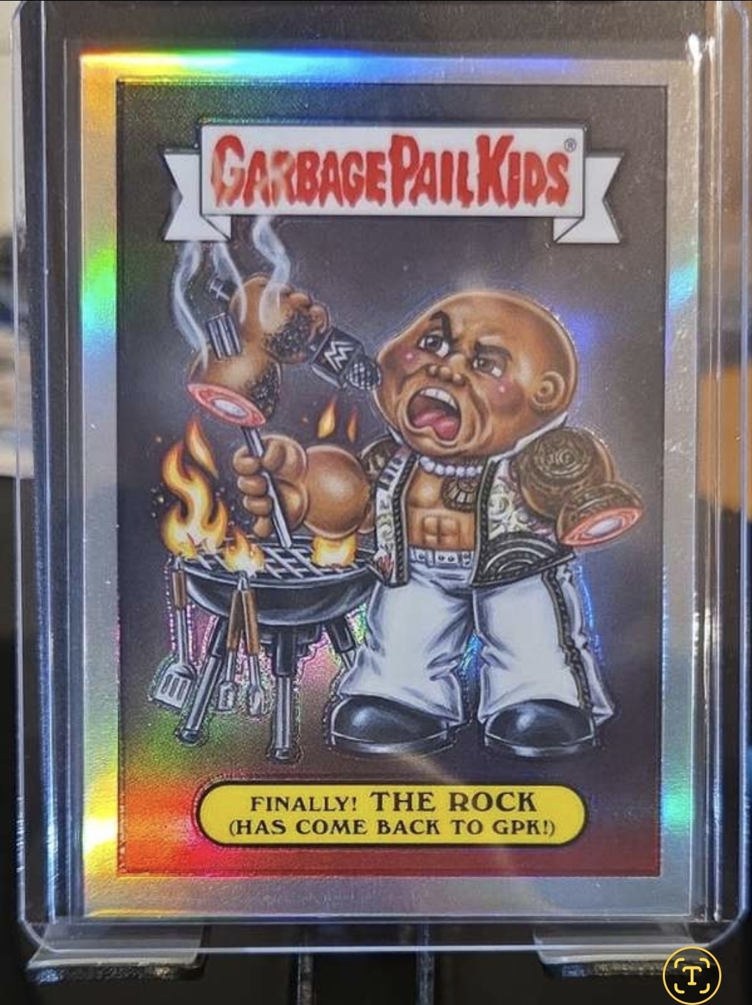 2026 Topps Chrome Garbage Pail Kids The Rock #GPK-TR Refractor