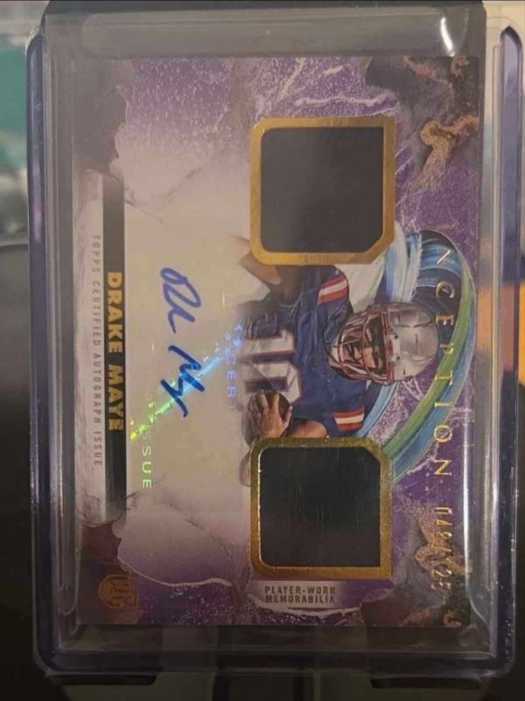 2024 Topps inception Duel Auto Drake Maye Inception RC #FFRA-DM Auto