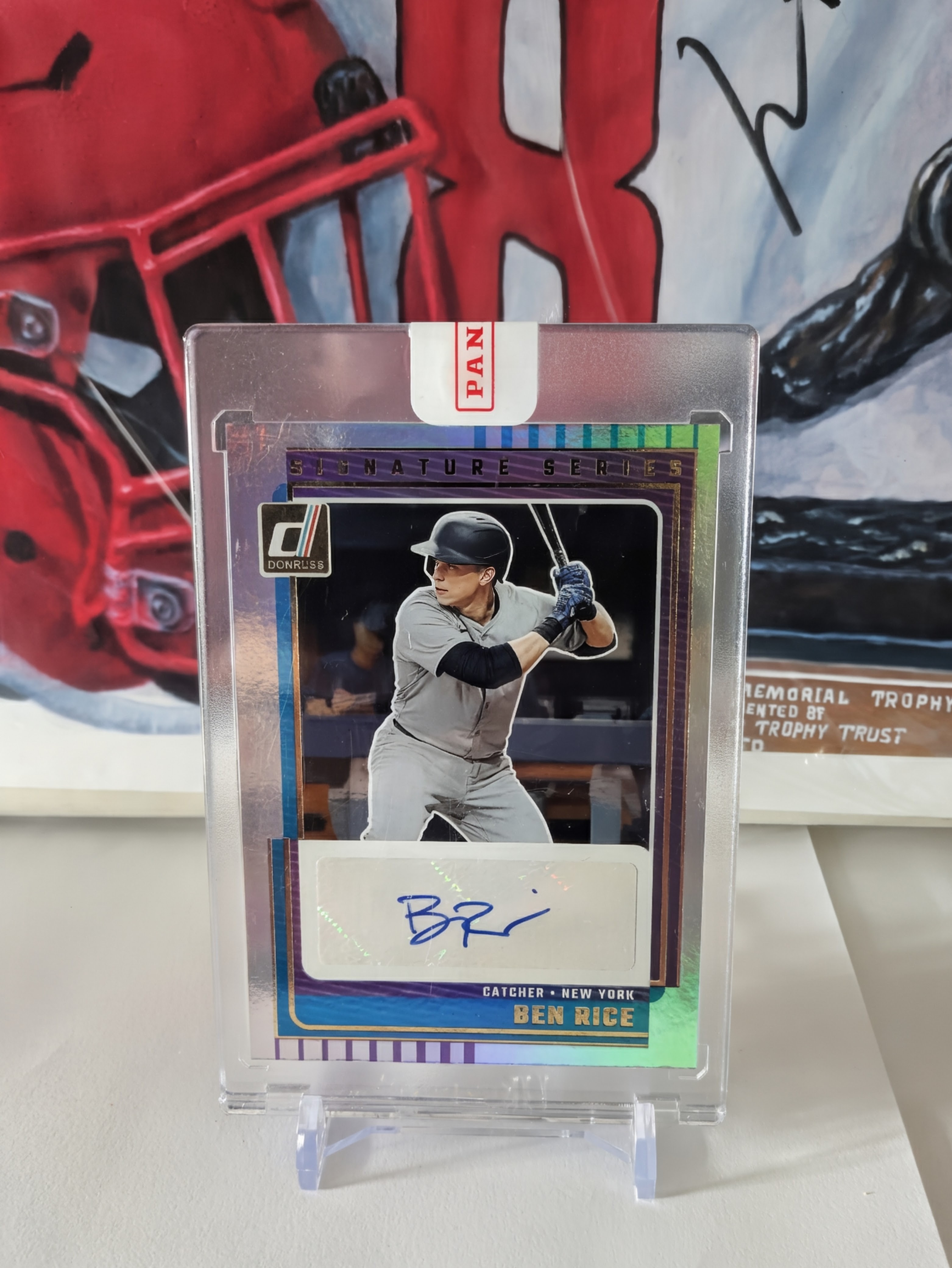 2025 Donruss Baseball Ben Rice #SG-BRC Donruss Signature Series