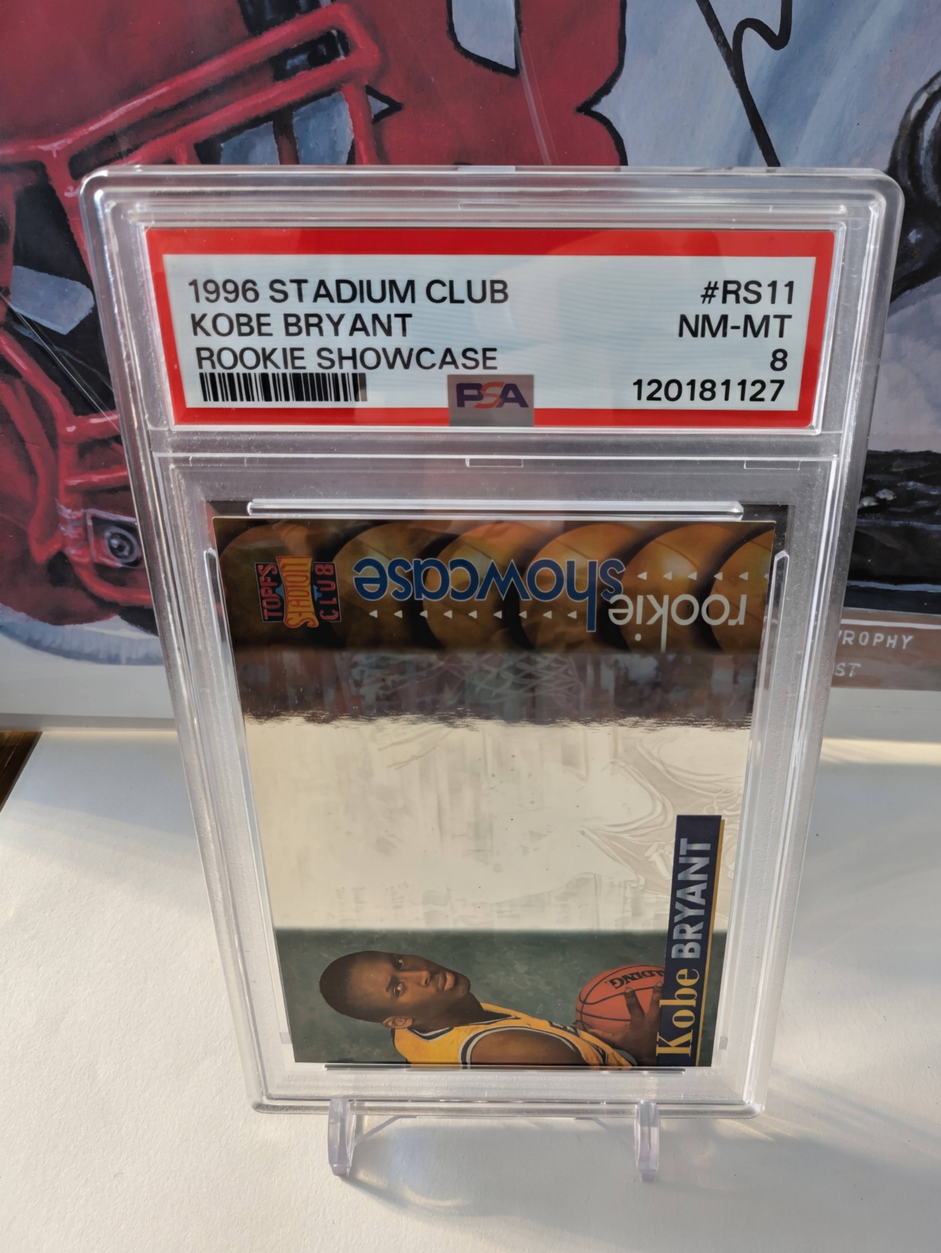 1996 Topps Stadium Club Kobe Bryant #RS11 Rookie Showcase