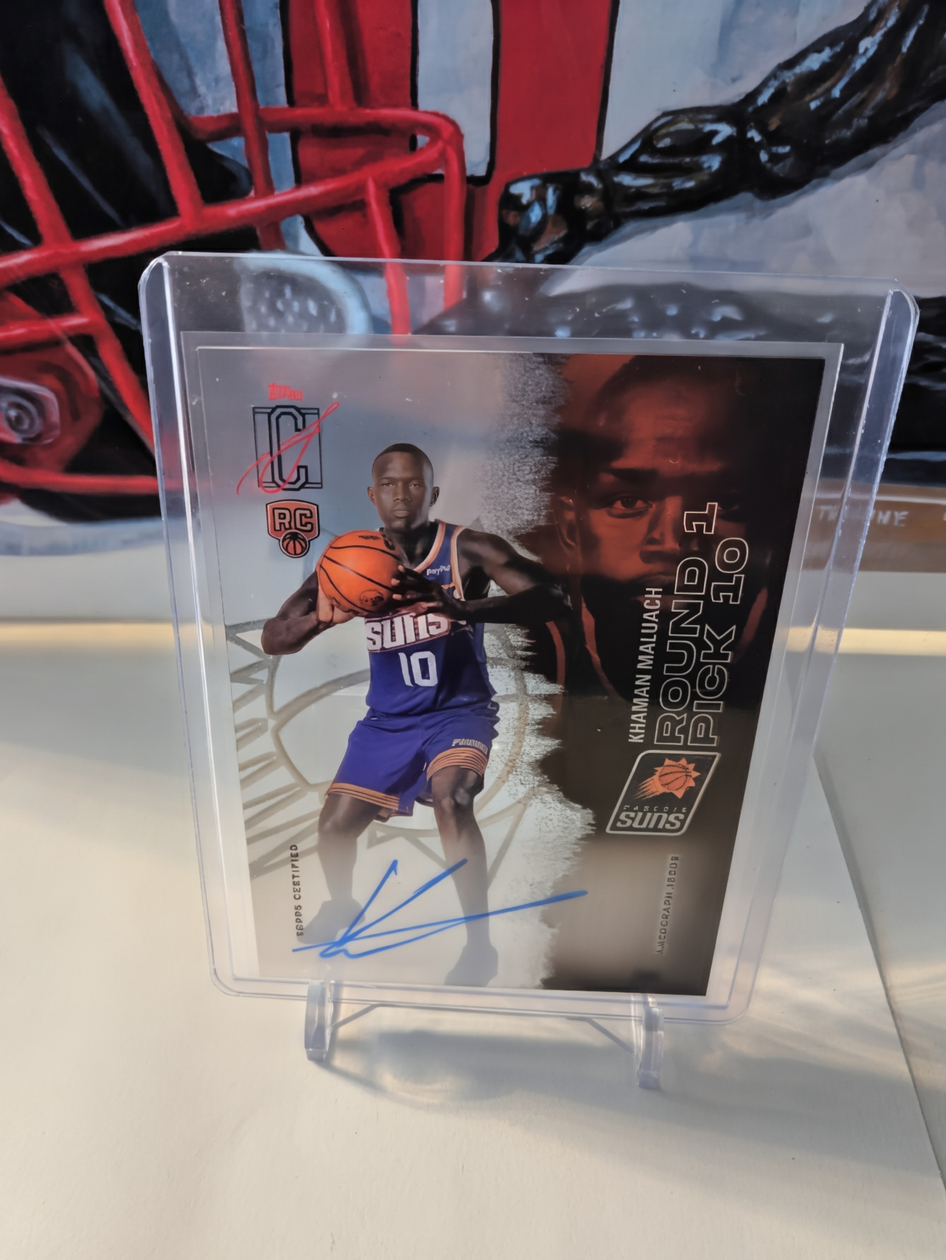 2025-26 Topps Signature Class Khaman Maluach #CCA-KM Crystal Clear Auto