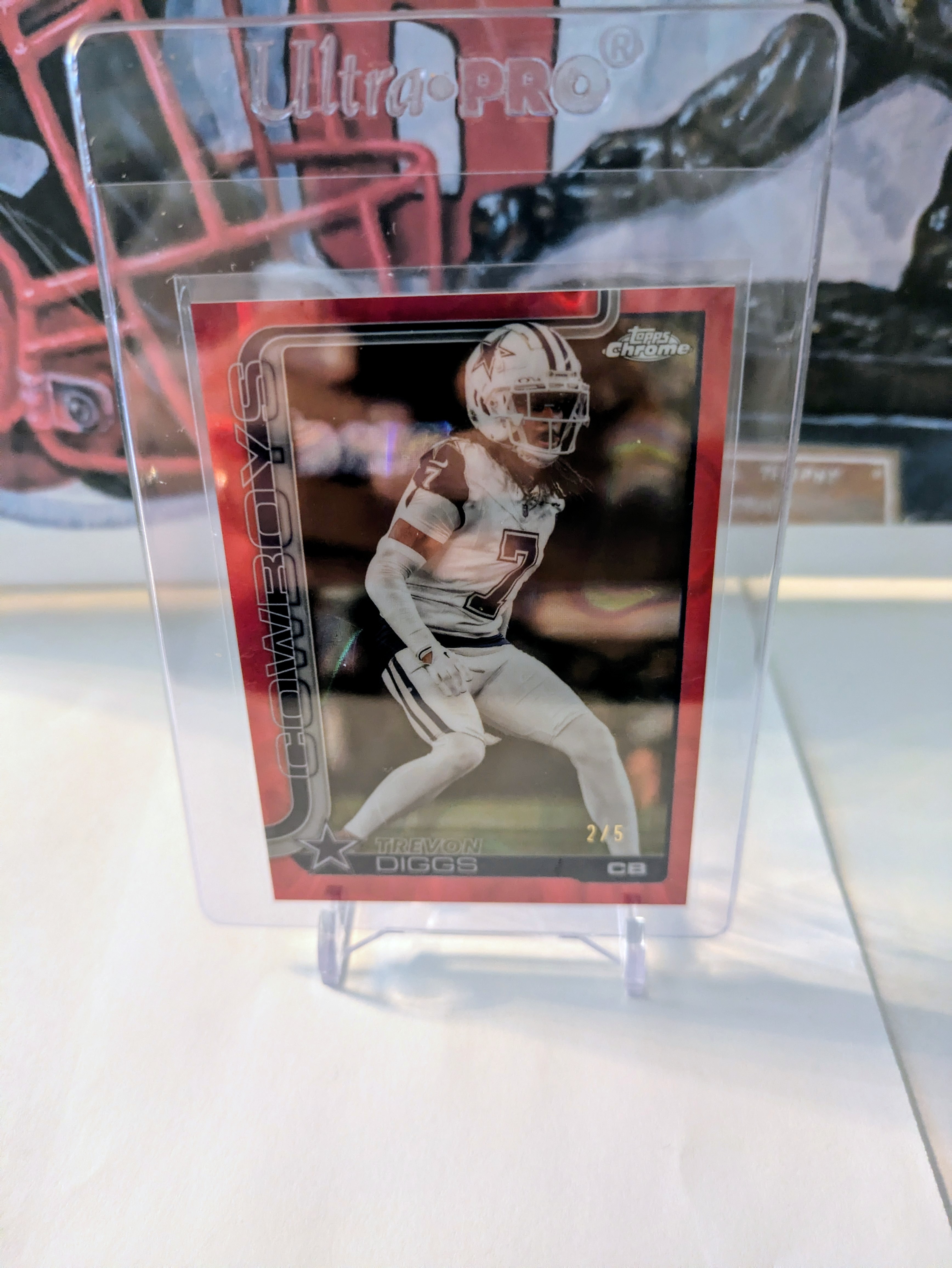 2025 Topps Chrome Trevon Diggs #83 Red /5