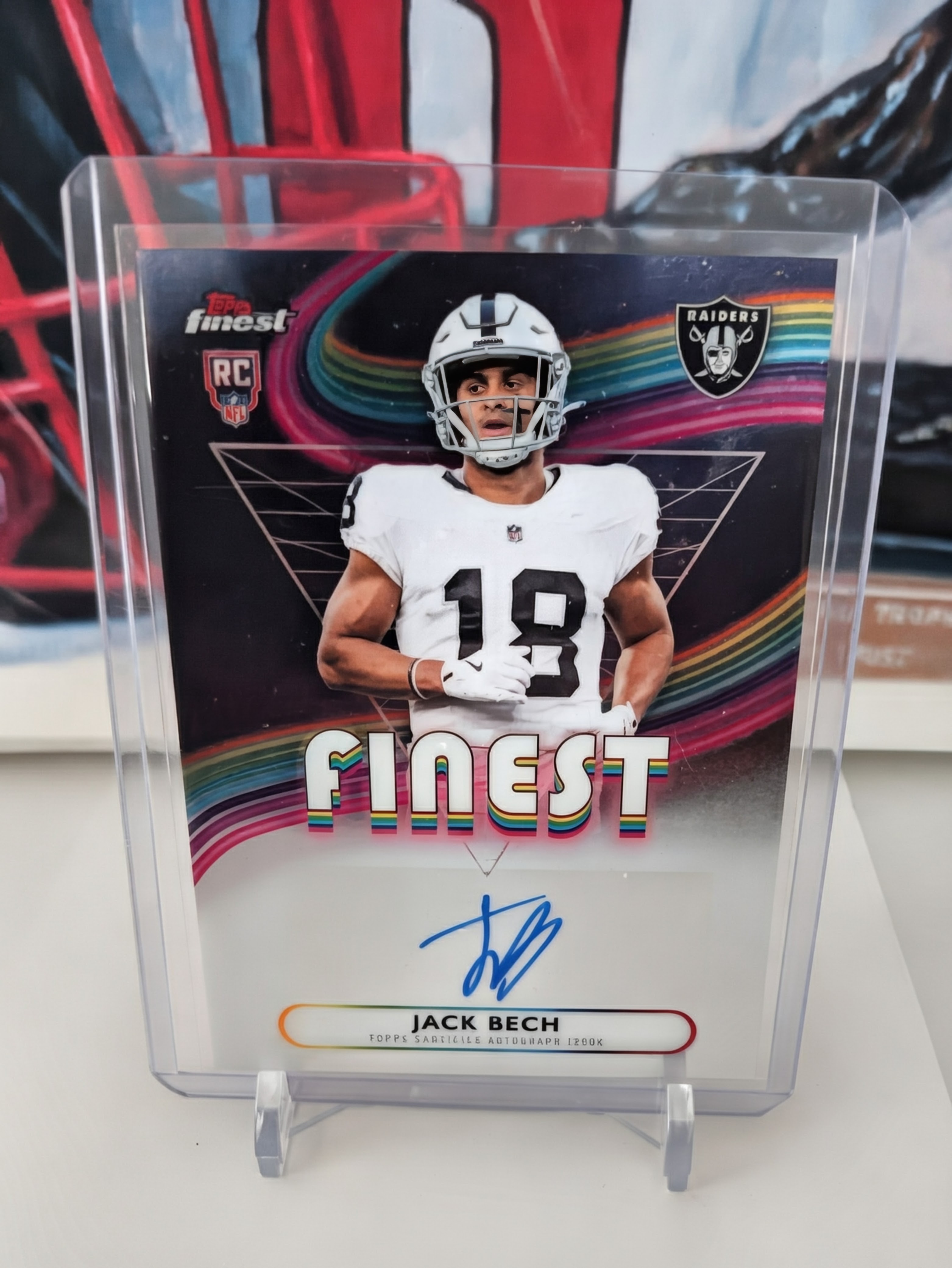 2025 Topps Finest Jack Bech #RFA-JBE RC Auto