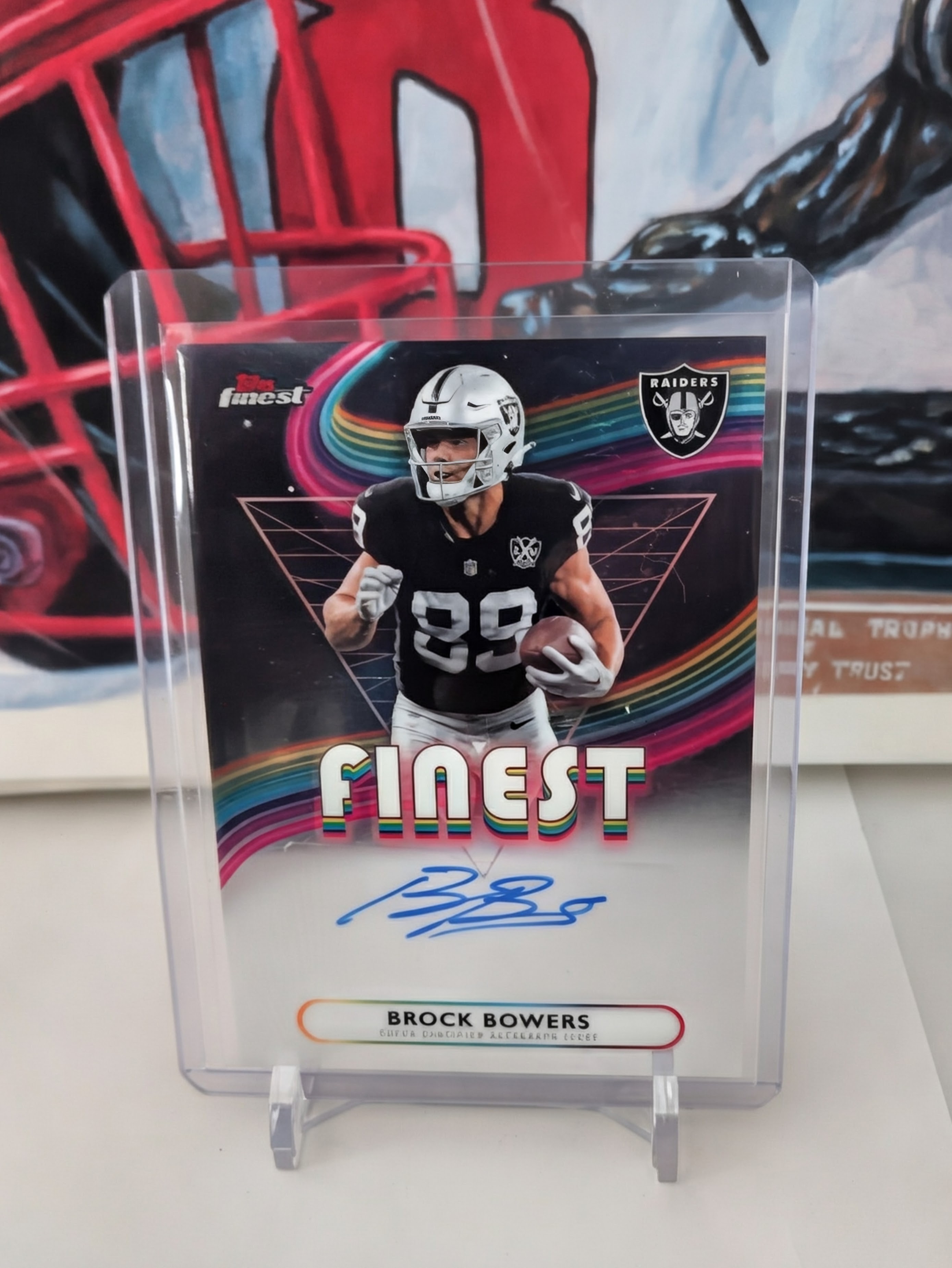 2025 Topps Finest Brock Bowers #FA-BB Auto