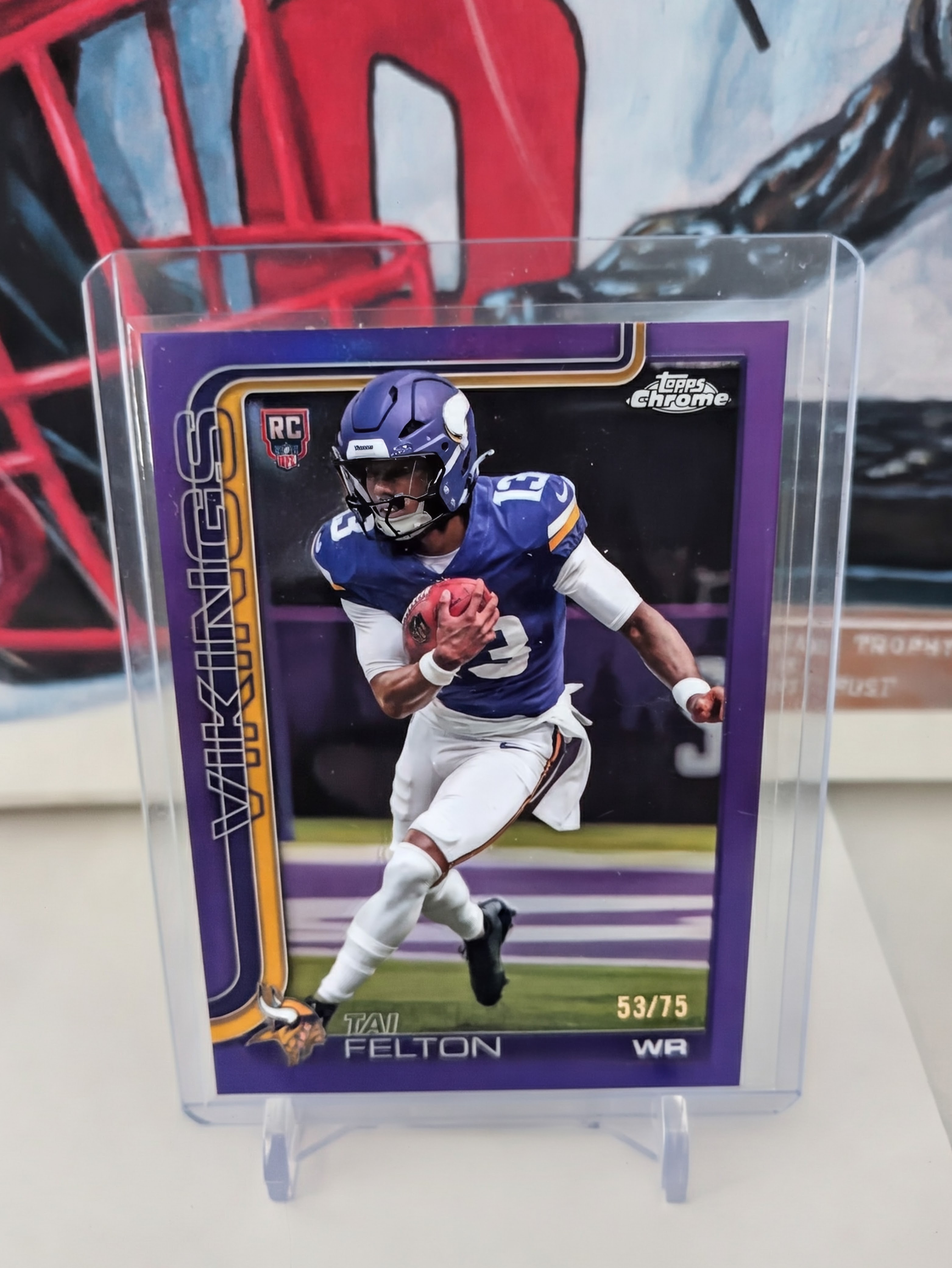 2025 Topps Chrome Tai Felton #395 Purple /75